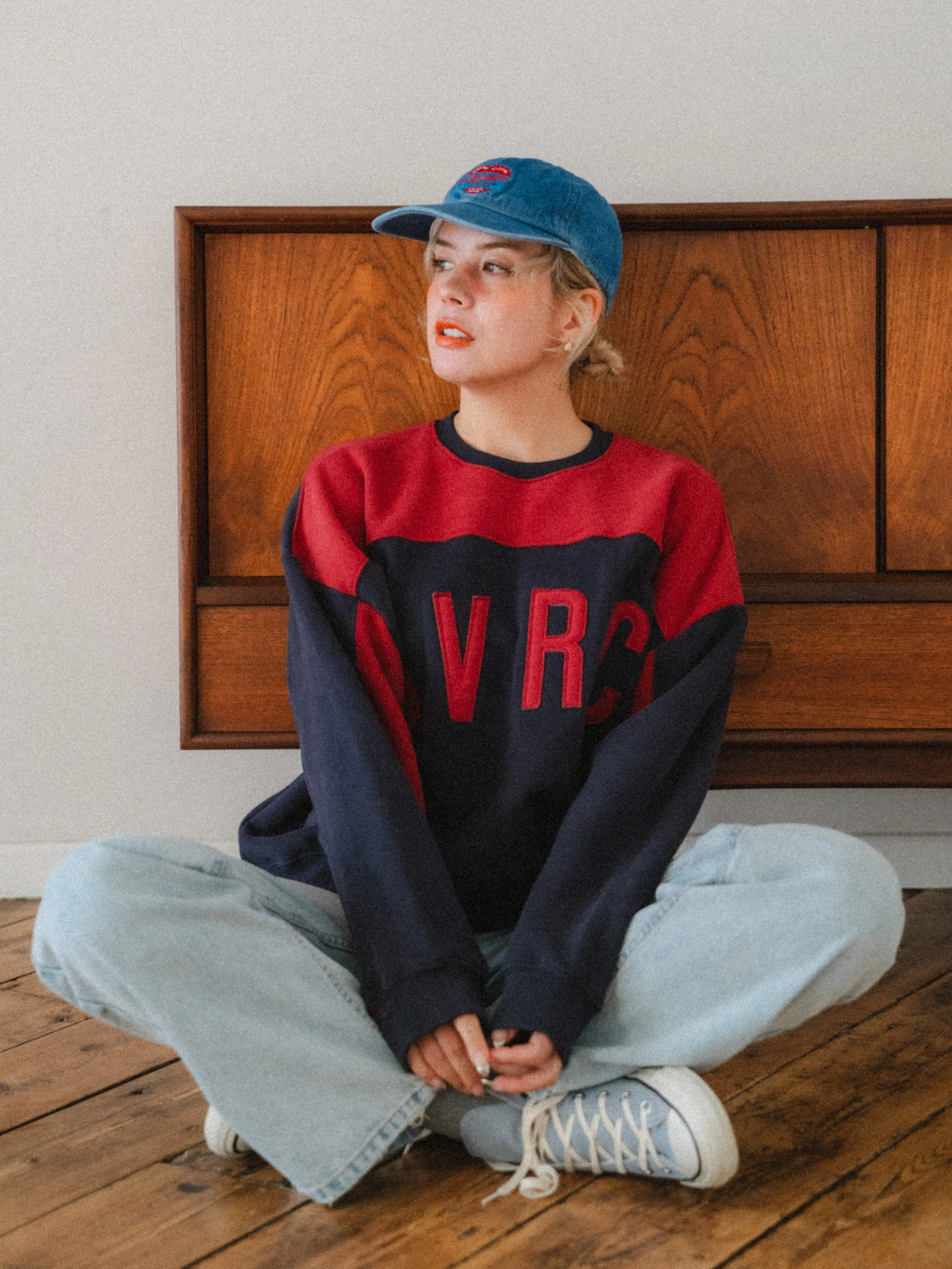 Heart Point Denim Cap