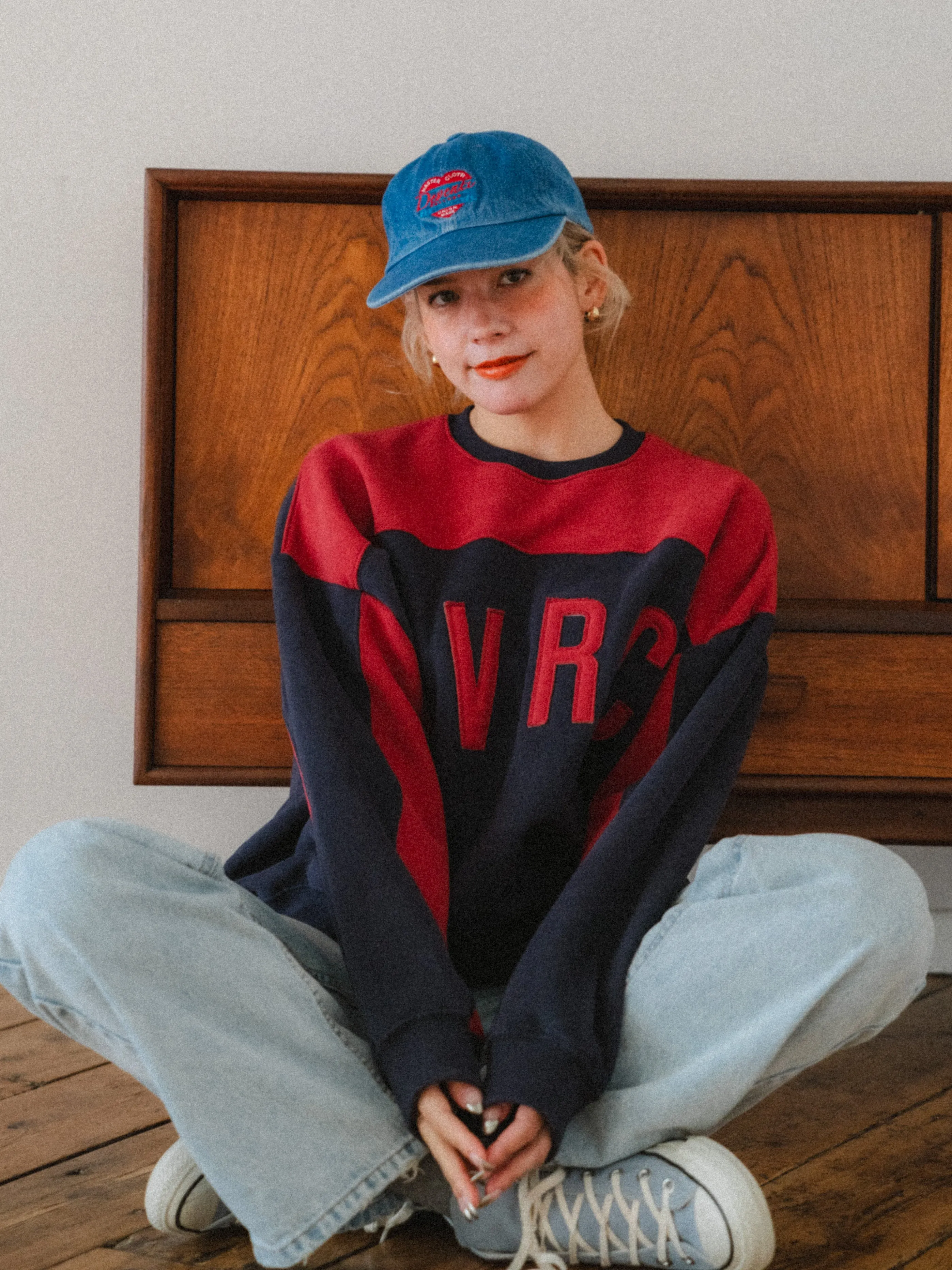 Heart Point Denim Cap