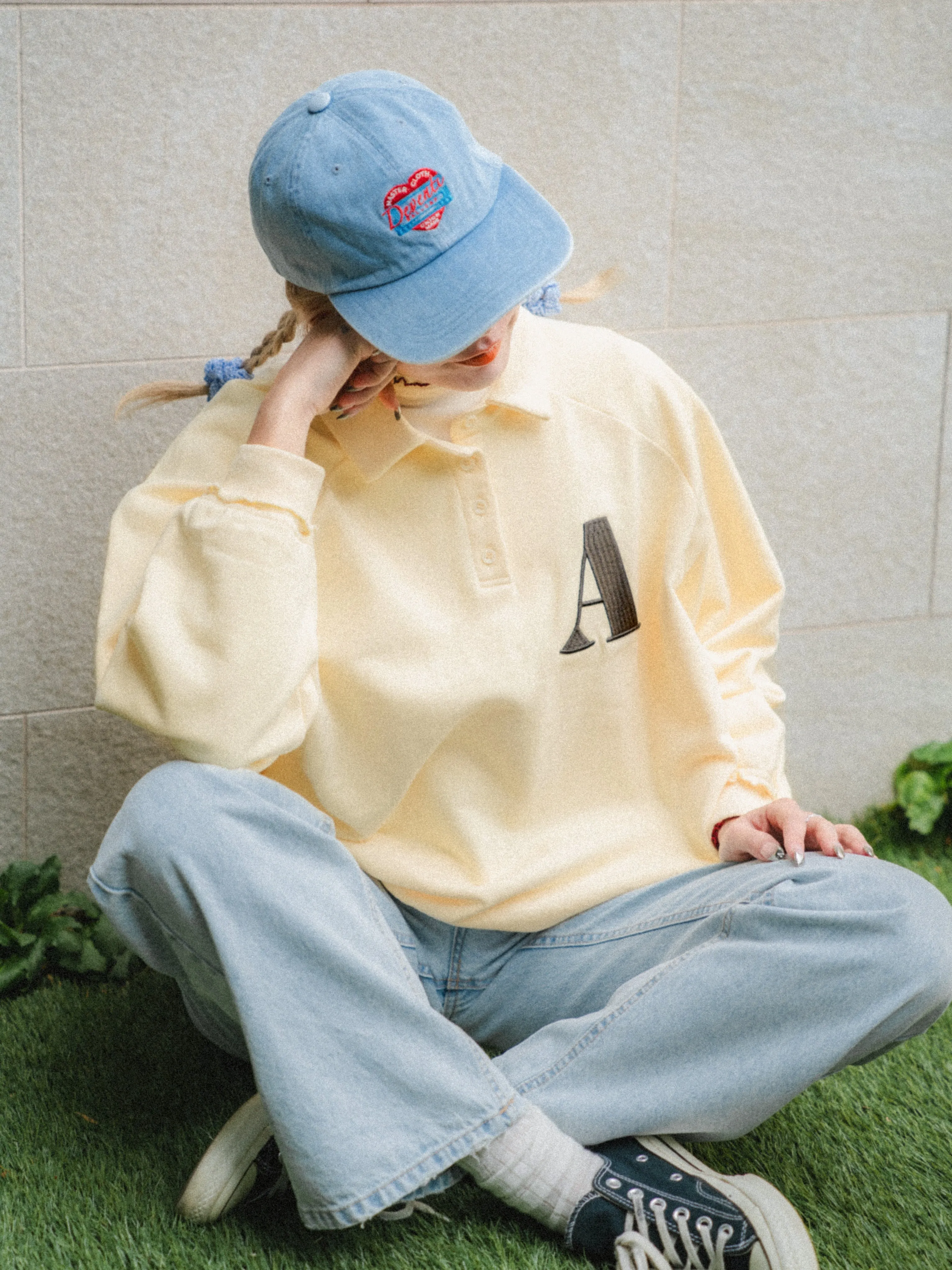 Heart Point Denim Cap