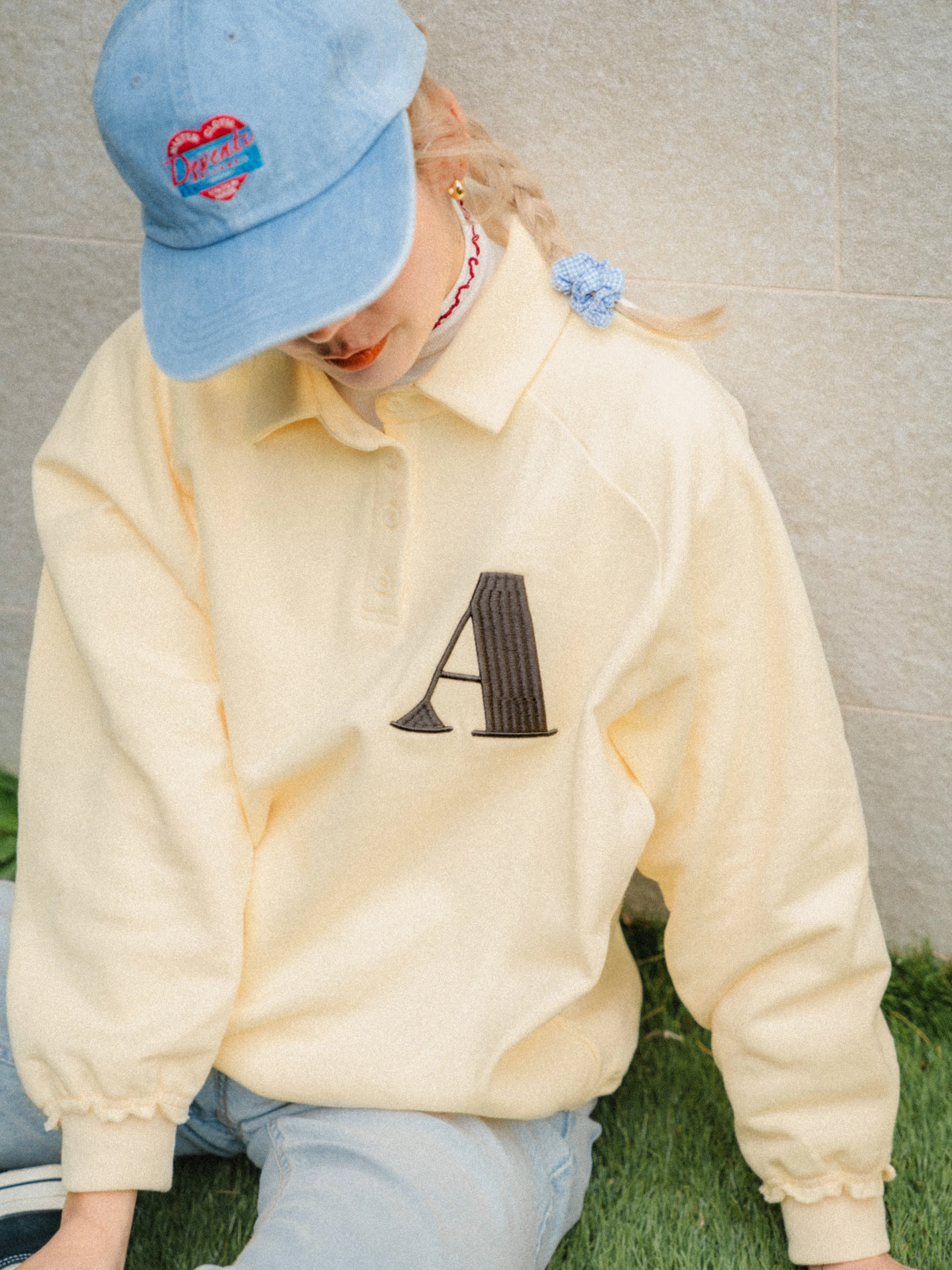 Heart Point Denim Cap