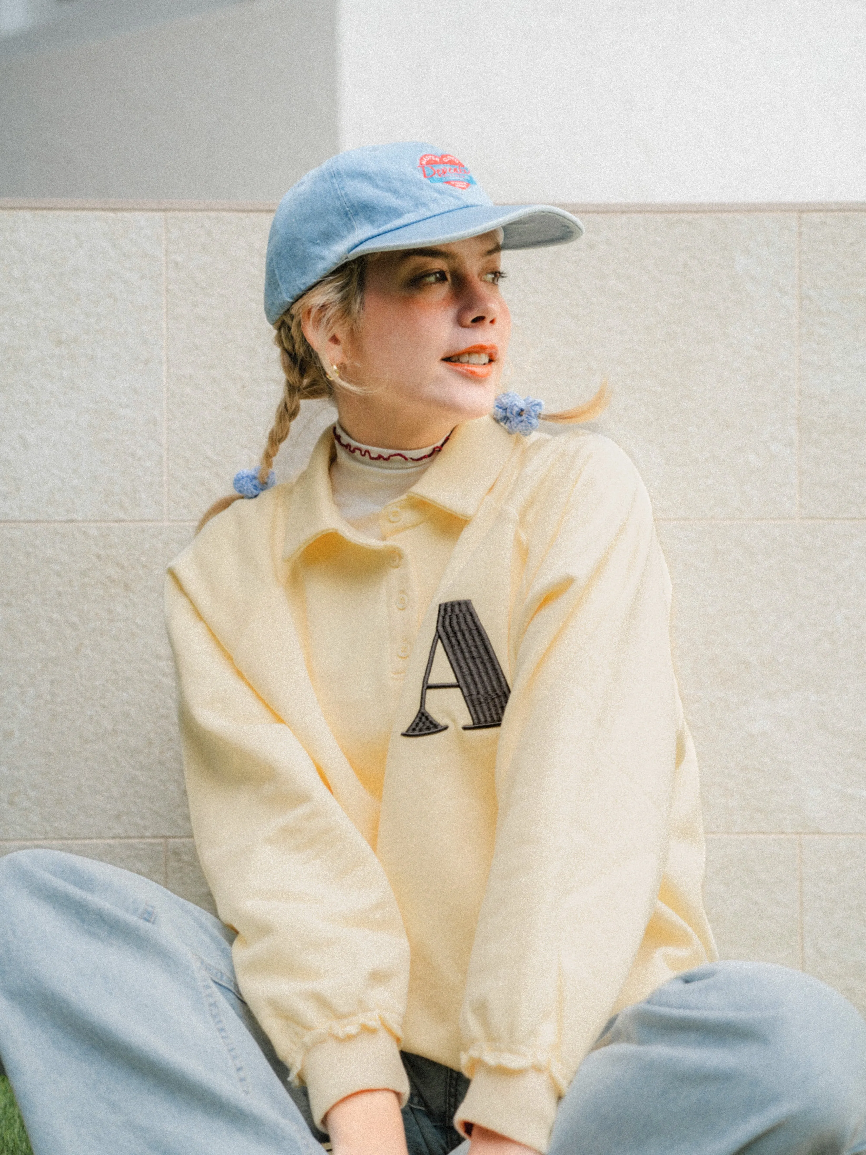 Heart Point Denim Cap