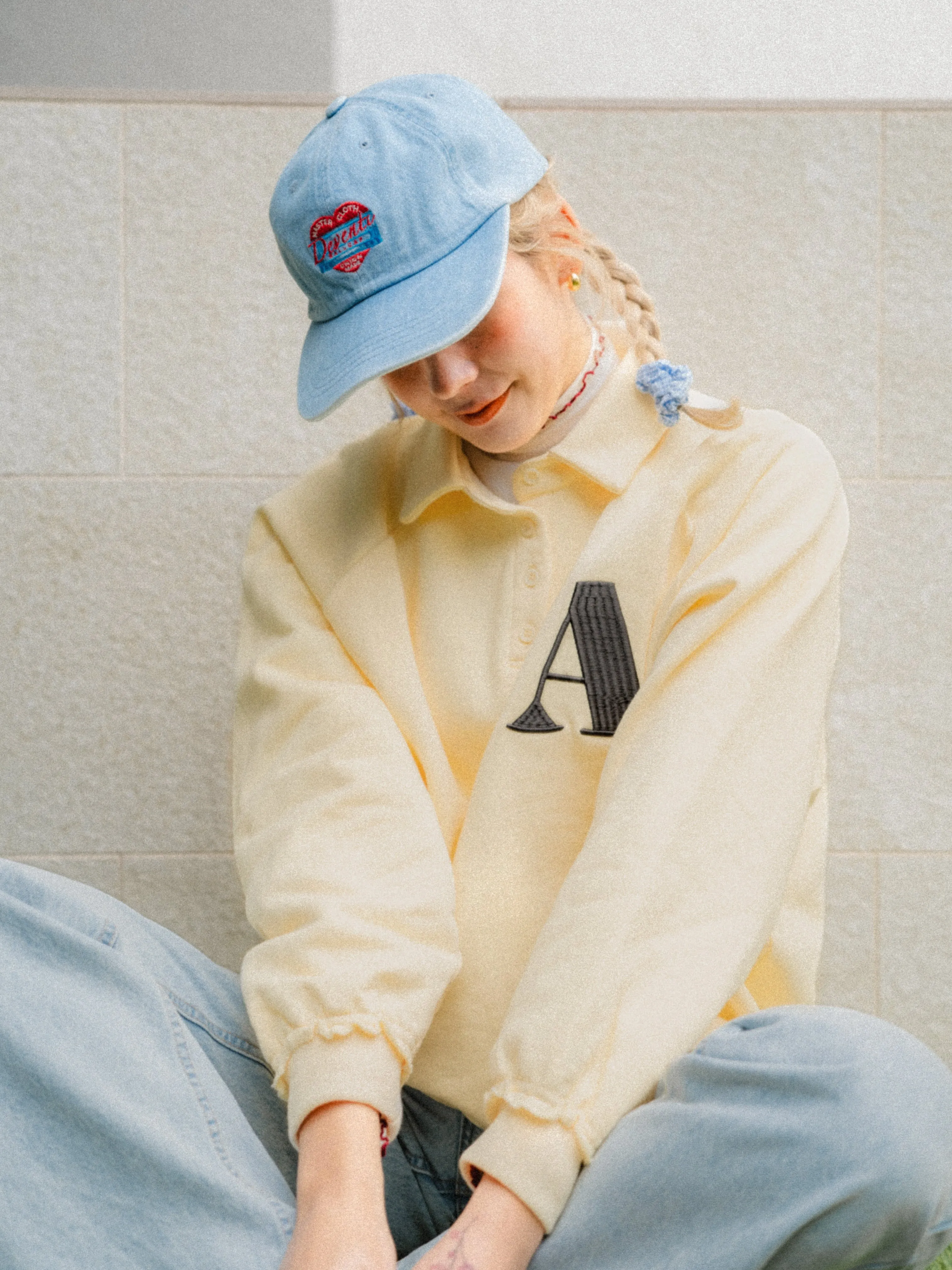Heart Point Denim Cap
