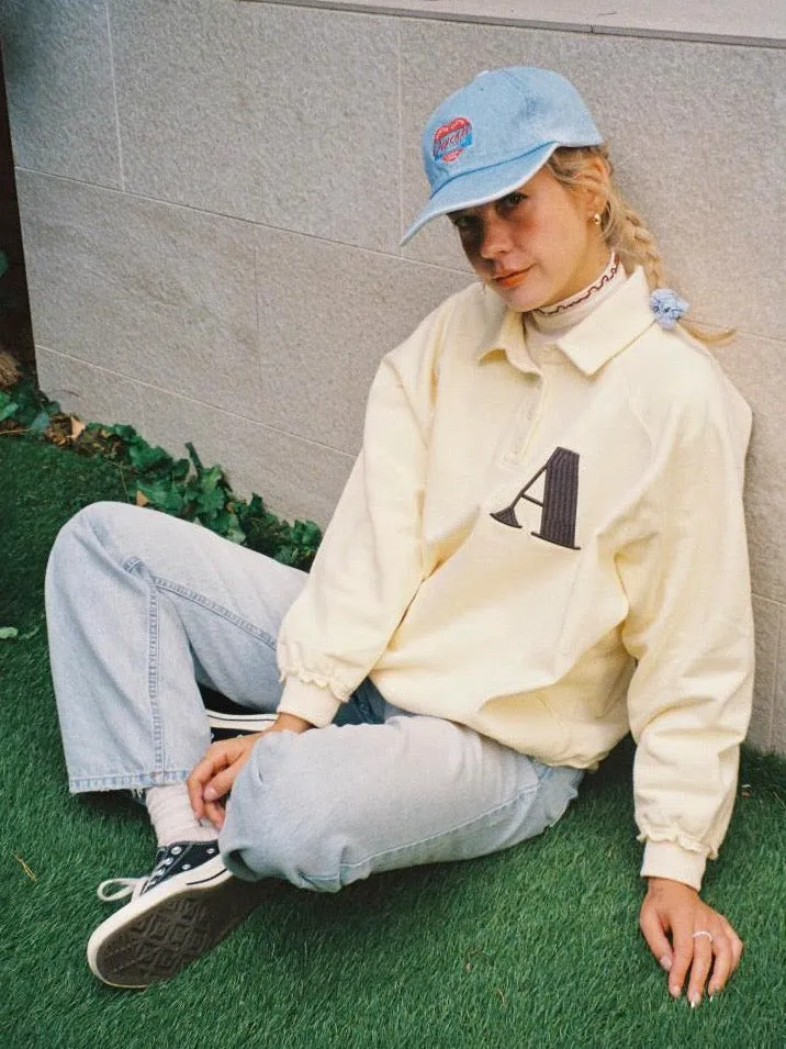 Heart Point Denim Cap