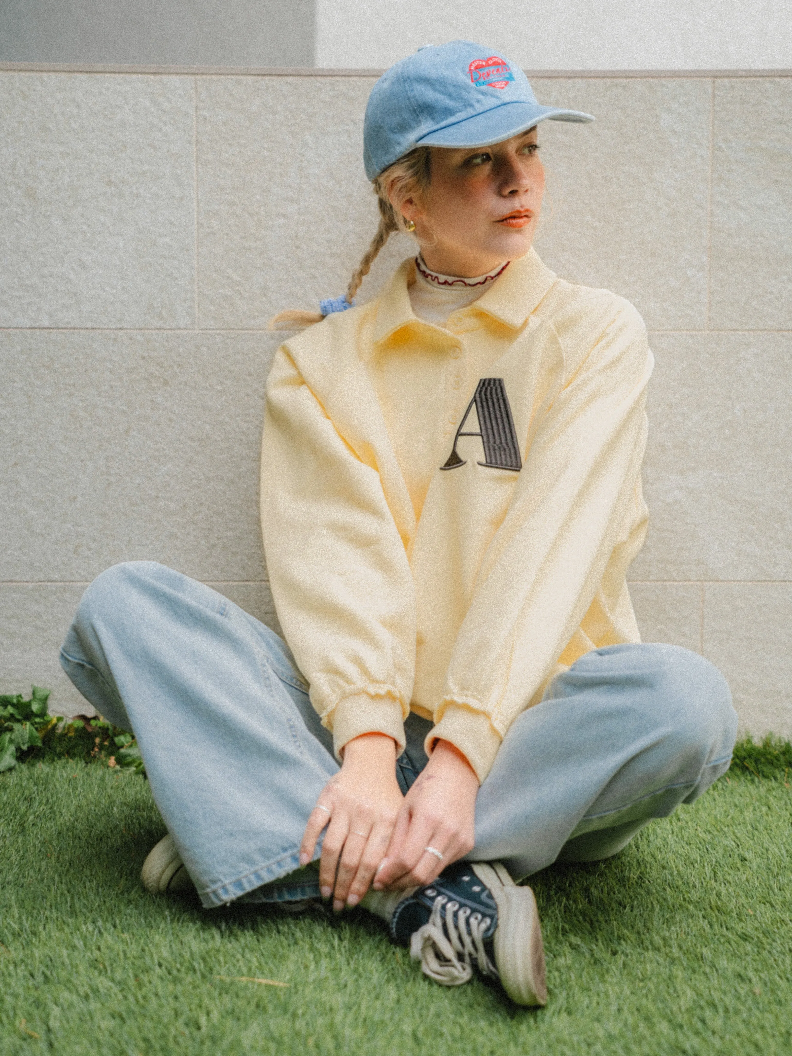 Heart Point Denim Cap