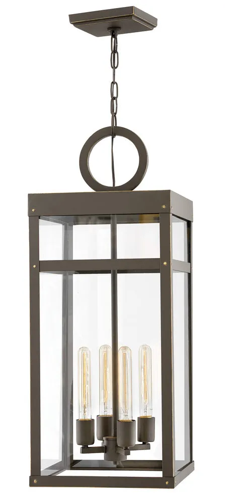 Hinkley OUTDOOR PORTER Large Single Tier Hanging Lantern 2562