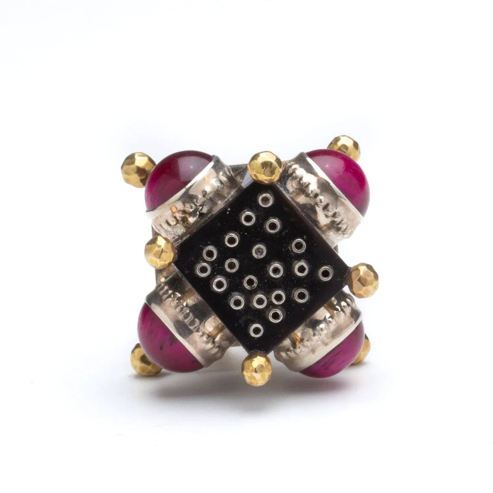 Handcrafted Horia Caltea Arlechino Sterling Silver Ring