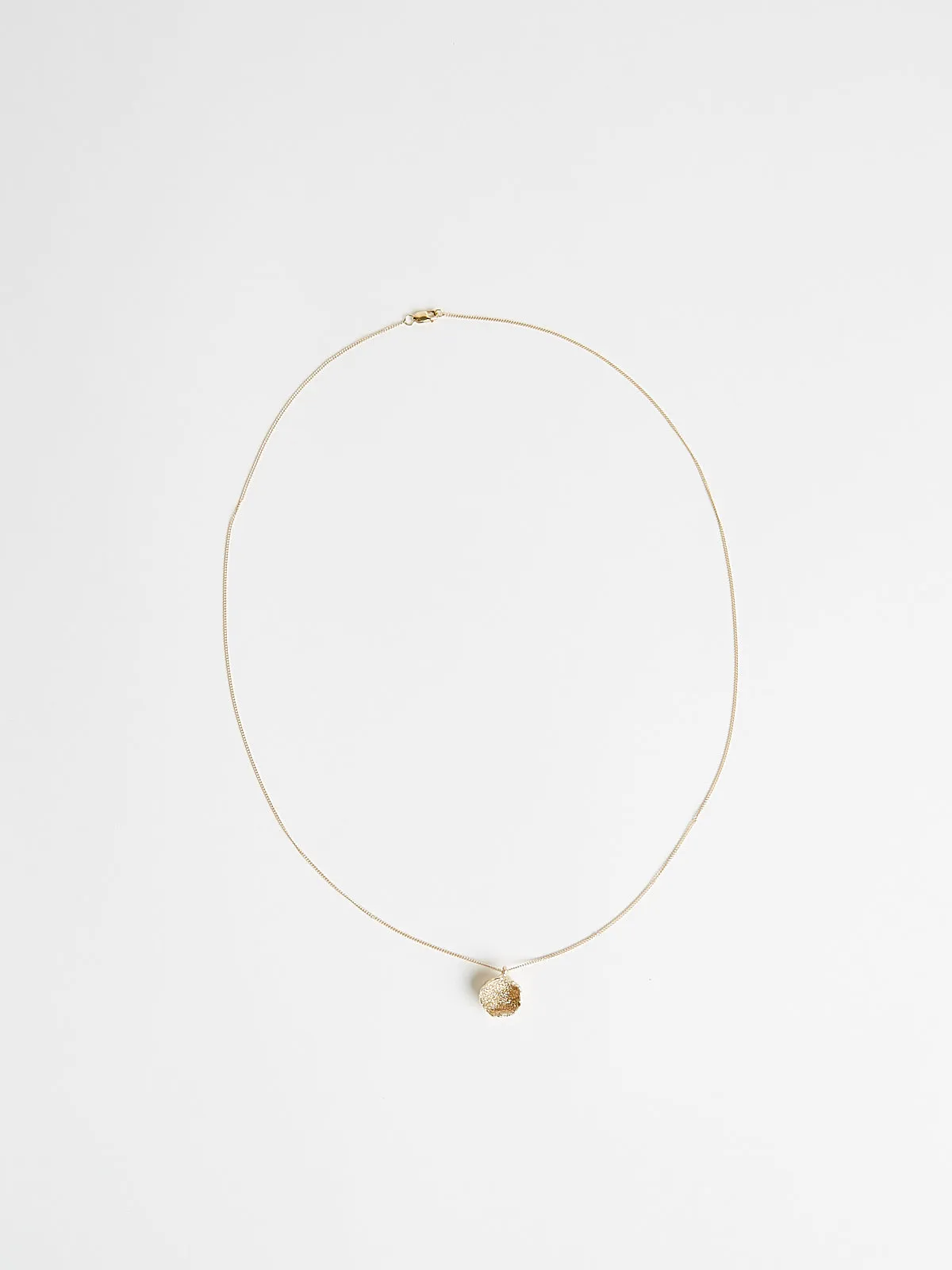 Hydra Pendant in 14k Yellow Gold with White Diamond Pave