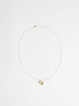 Hydra Pendant in 14k Yellow Gold with White Diamond Pave