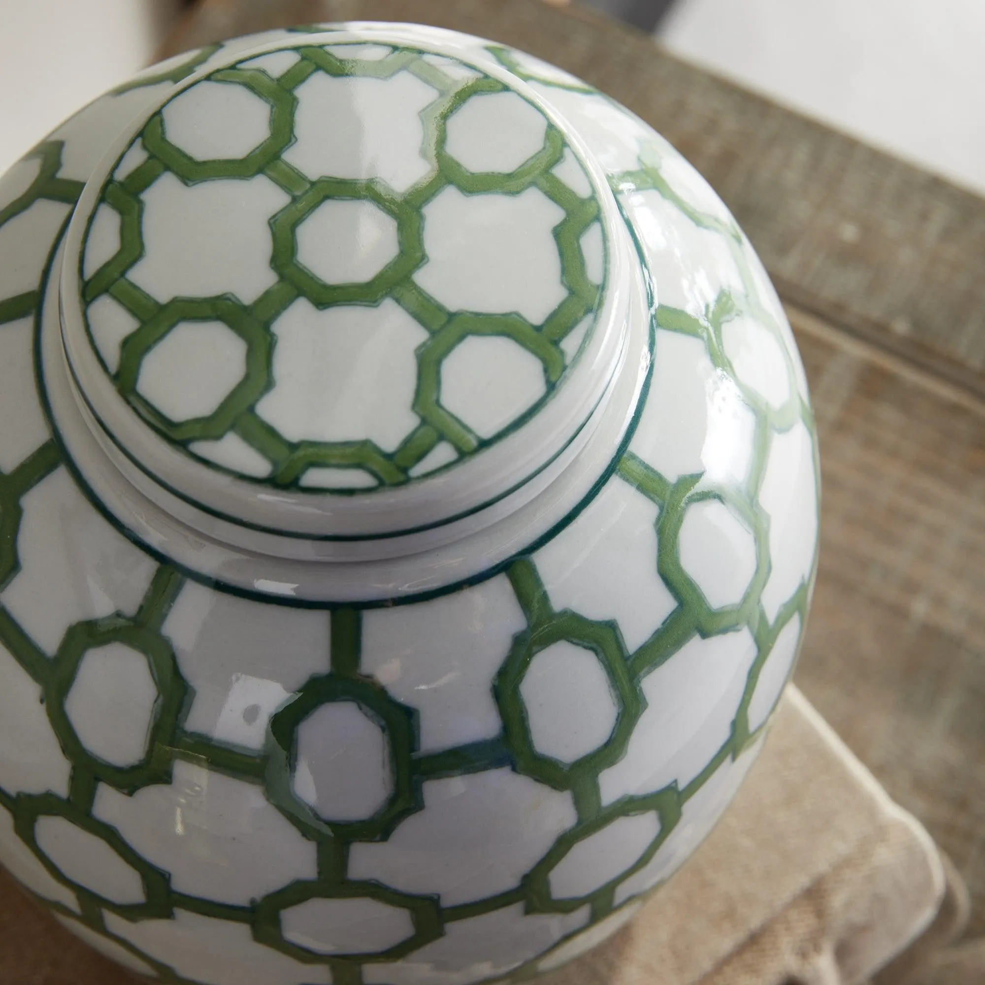 Imperial Link Decorative Lidded Jar