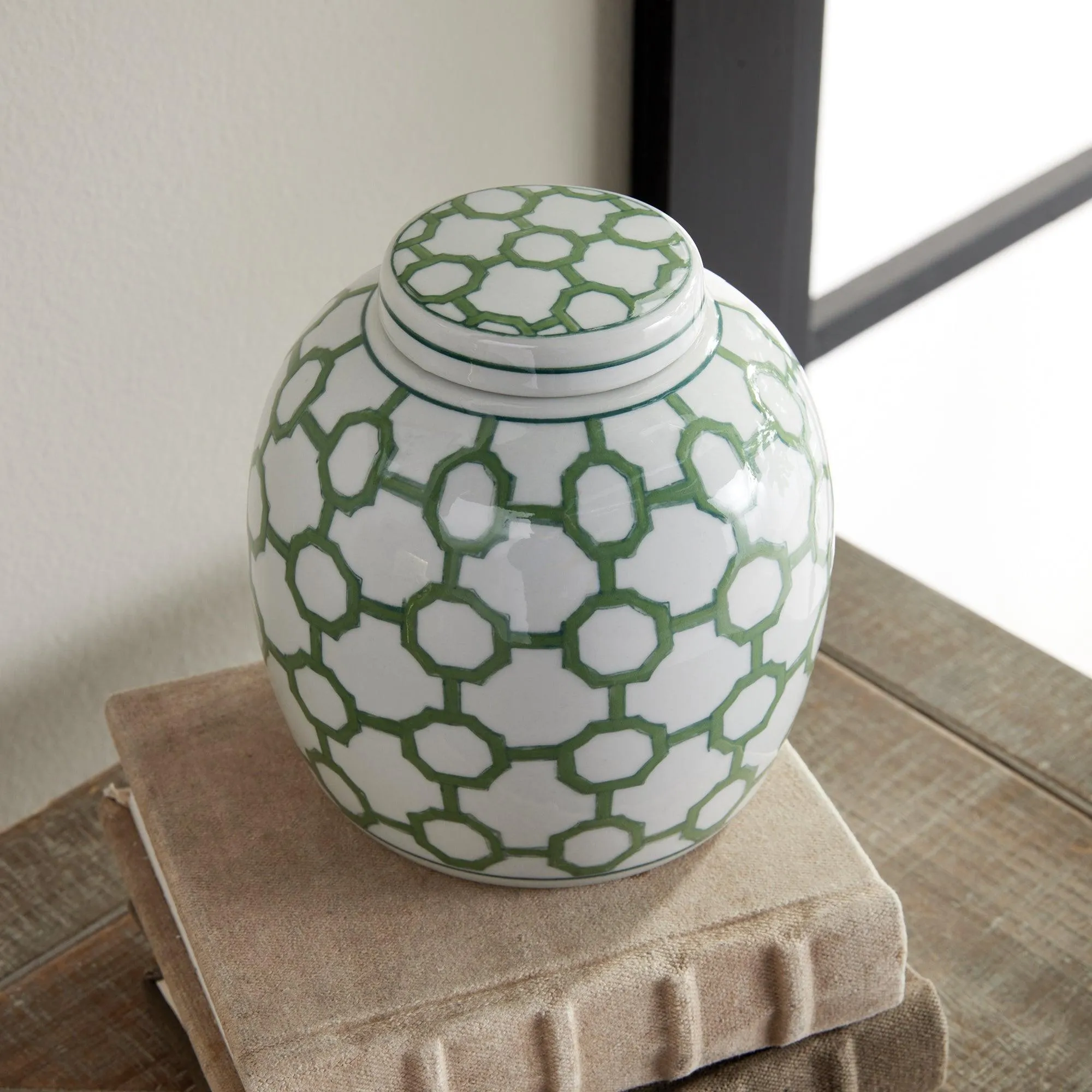 Imperial Link Decorative Lidded Jar