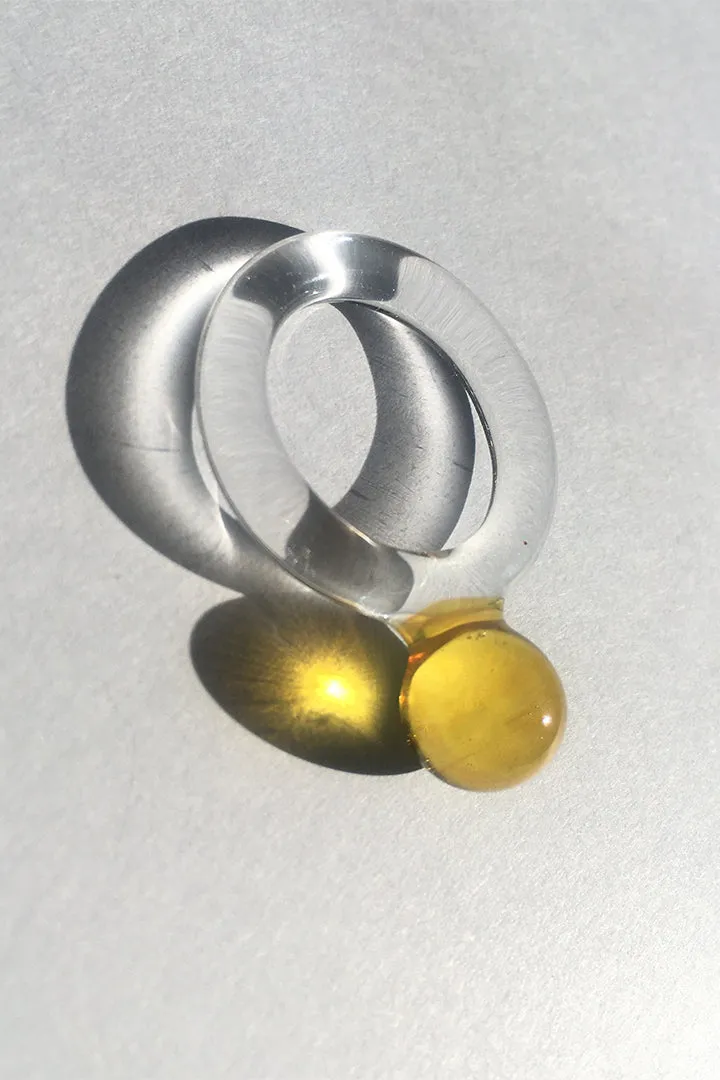 Jane D'Arensbourg Dot Ring - Yellow