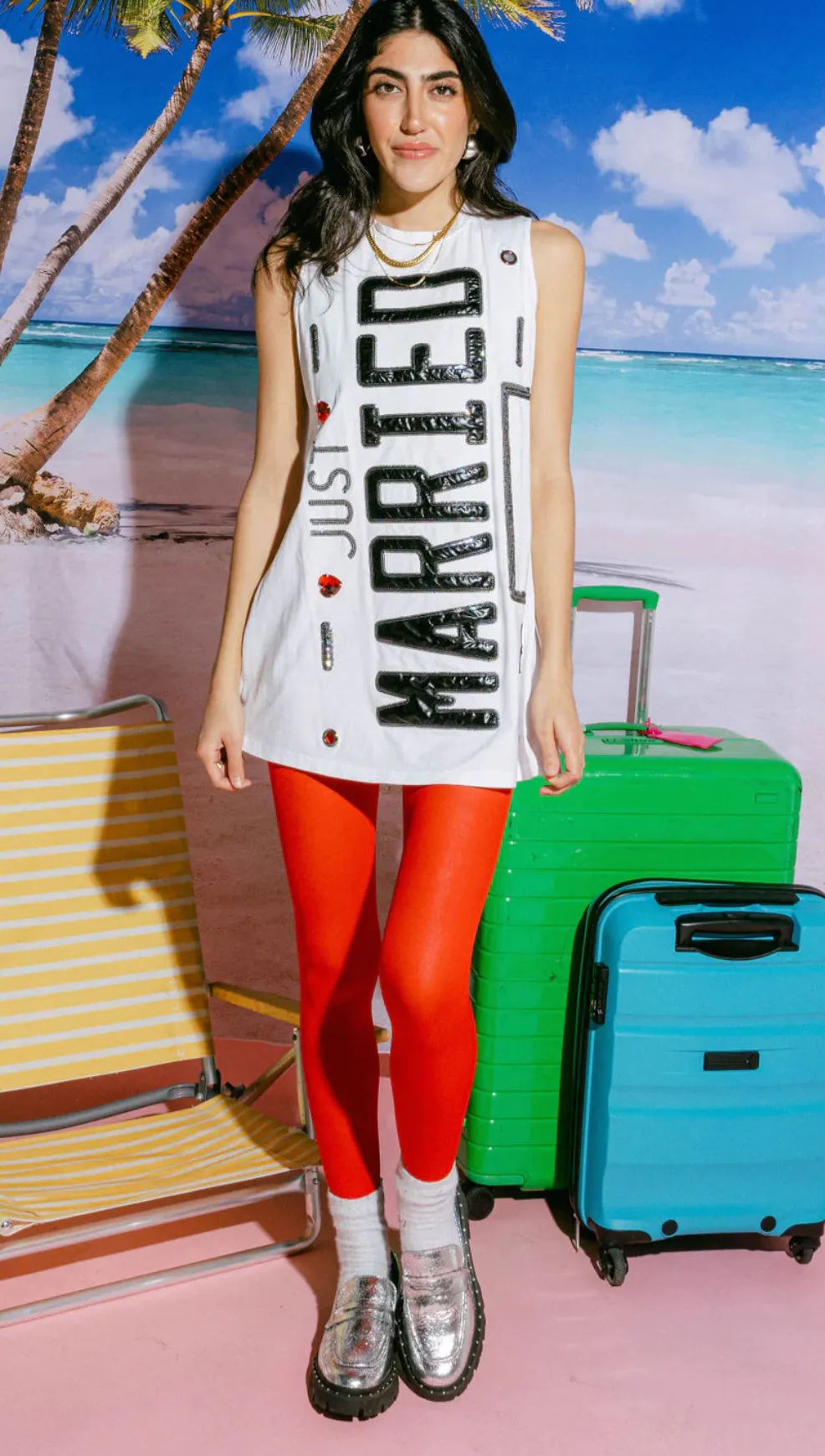 Just Married Tank Dress