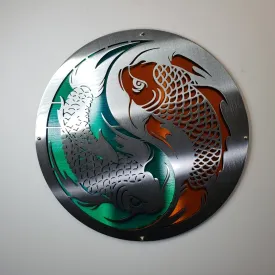 Koi Fish Ying Yang / Double Layered