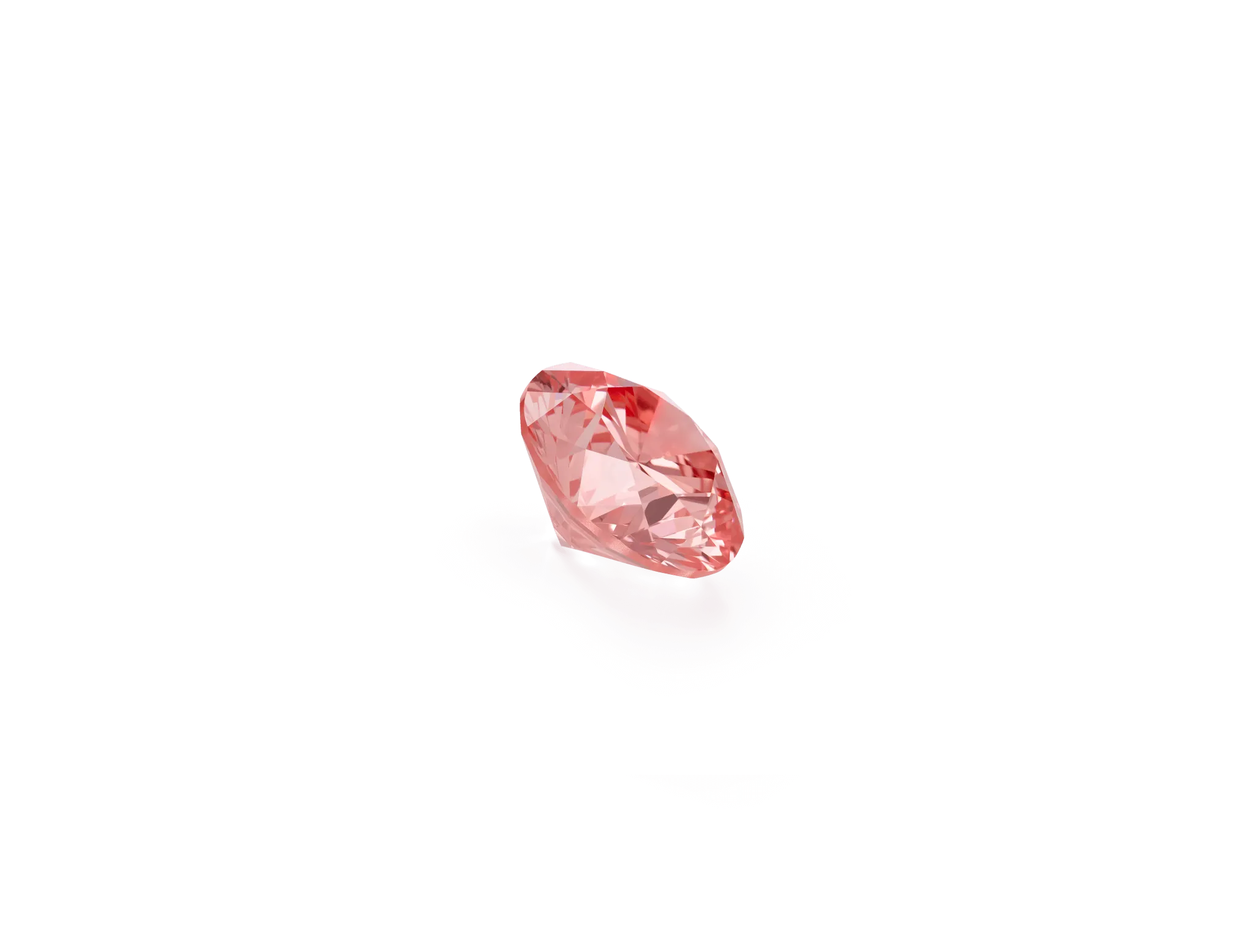 Lab-Grown Loose ½ct. Round Brilliant Diamond | Pink