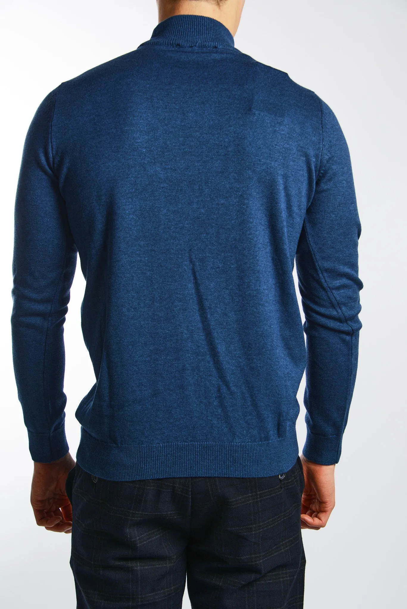 Leeds Slim Fit Mockneck Euro Sweater