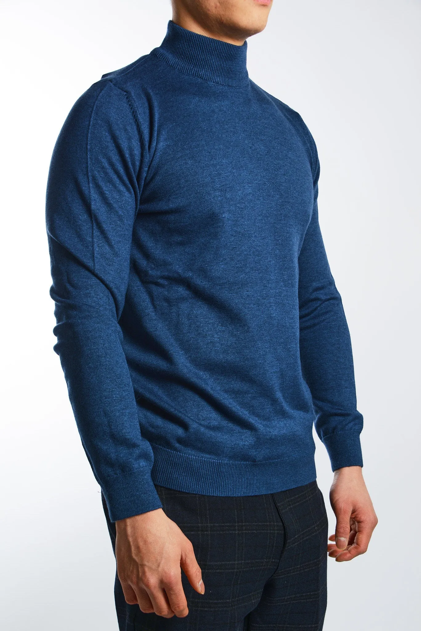 Leeds Slim Fit Mockneck Euro Sweater