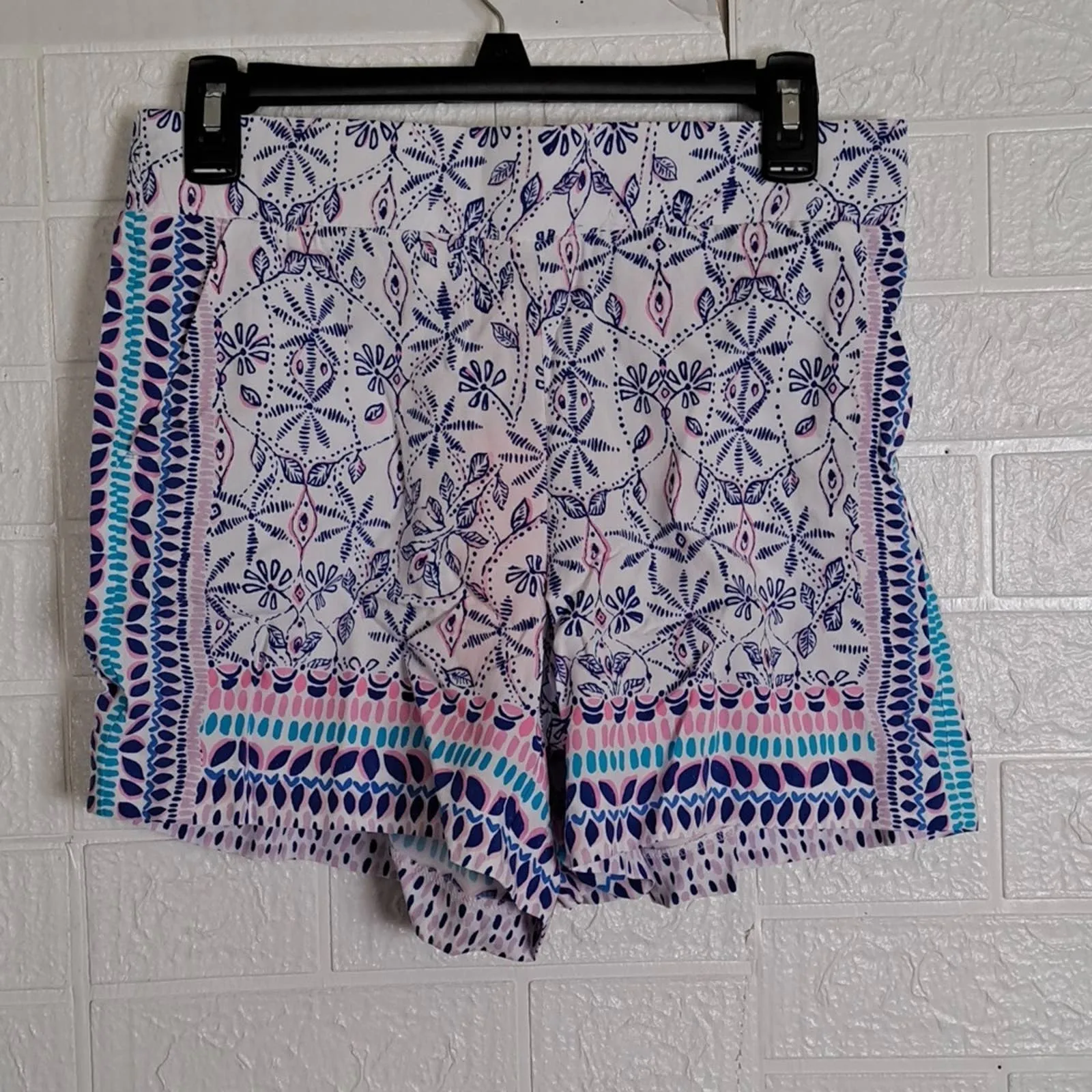 Lilly Pulitzer Neilah Shorts Resort White Time to Shine Engineered SM