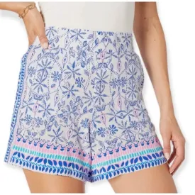 Lilly Pulitzer Neilah Shorts Resort White Time to Shine Engineered SM