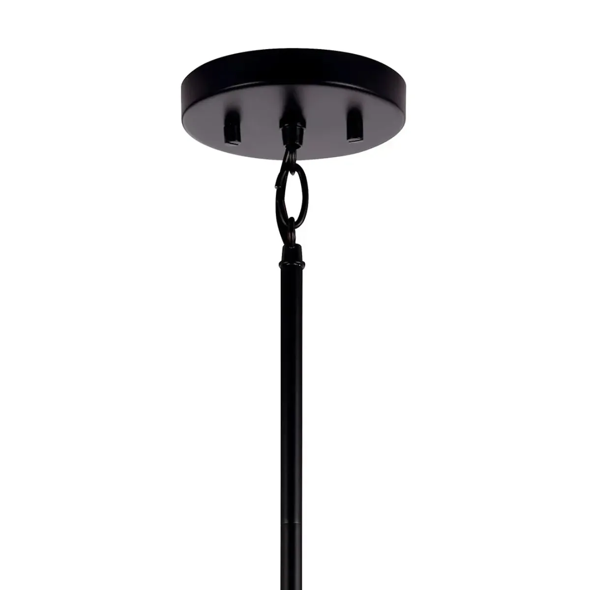 Madden 15" 1-Light Mini Pendant Light with Clear Glass, Black Finish