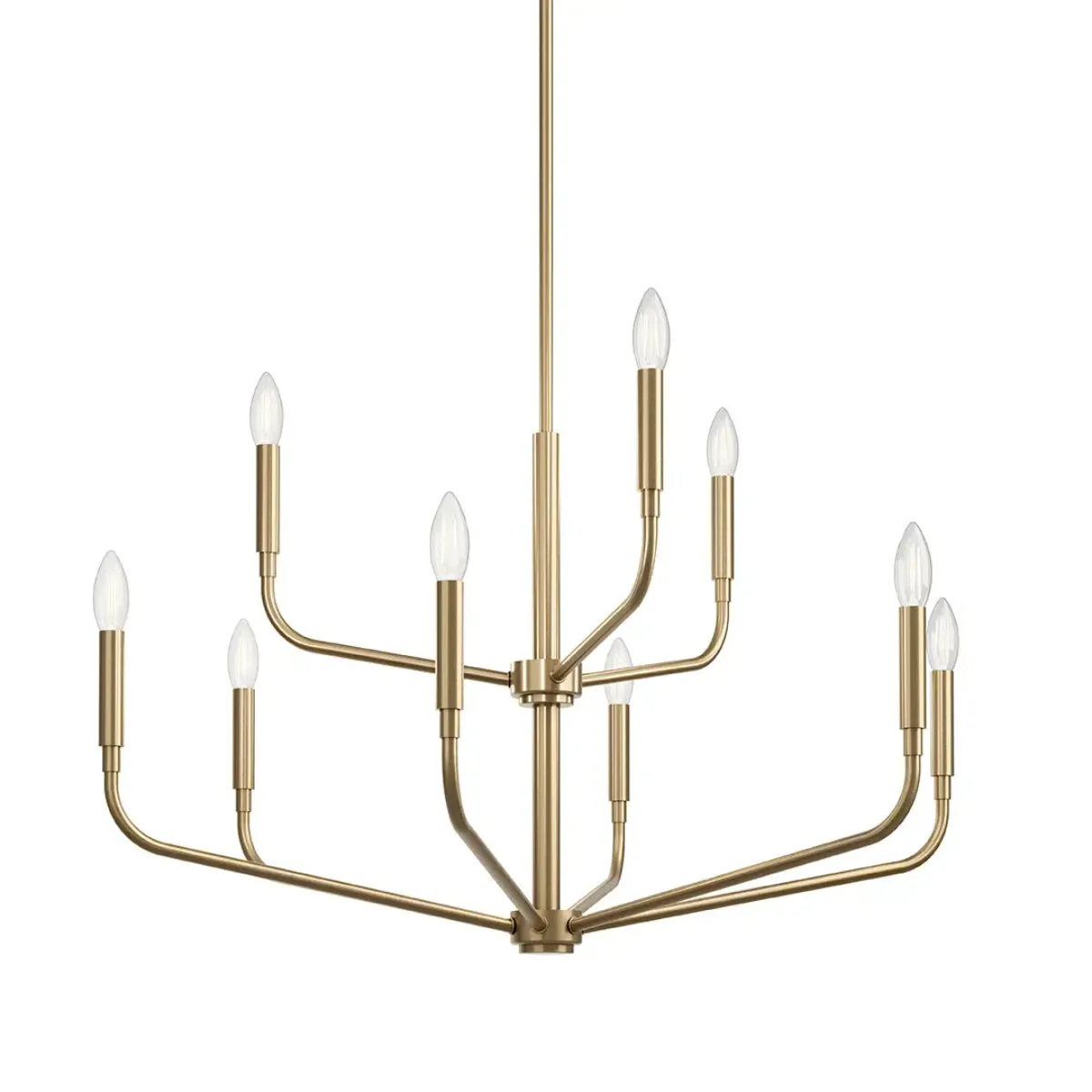 Madden 32" 9-Light Chandelier, Champagne Bronze Finish