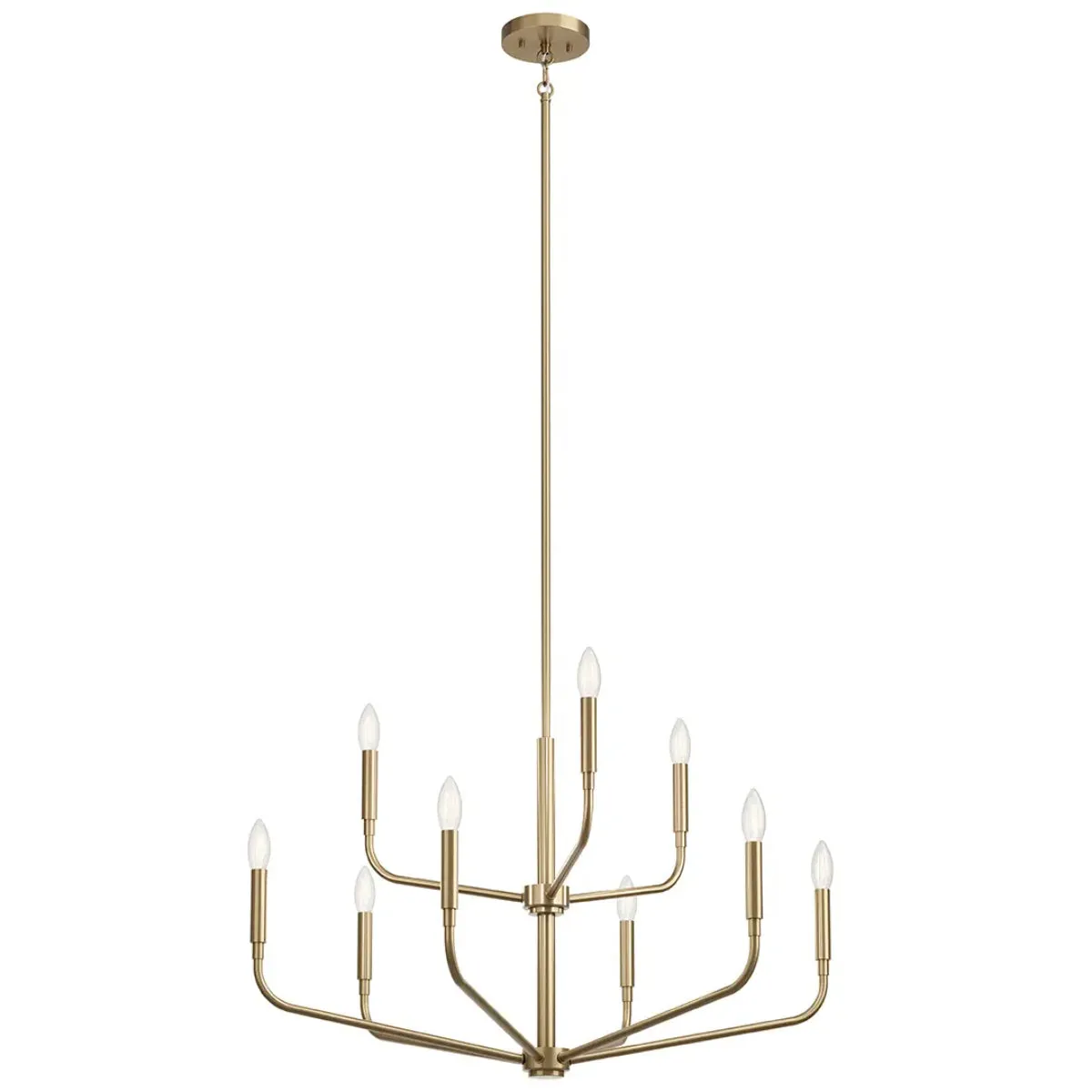 Madden 32" 9-Light Chandelier, Champagne Bronze Finish