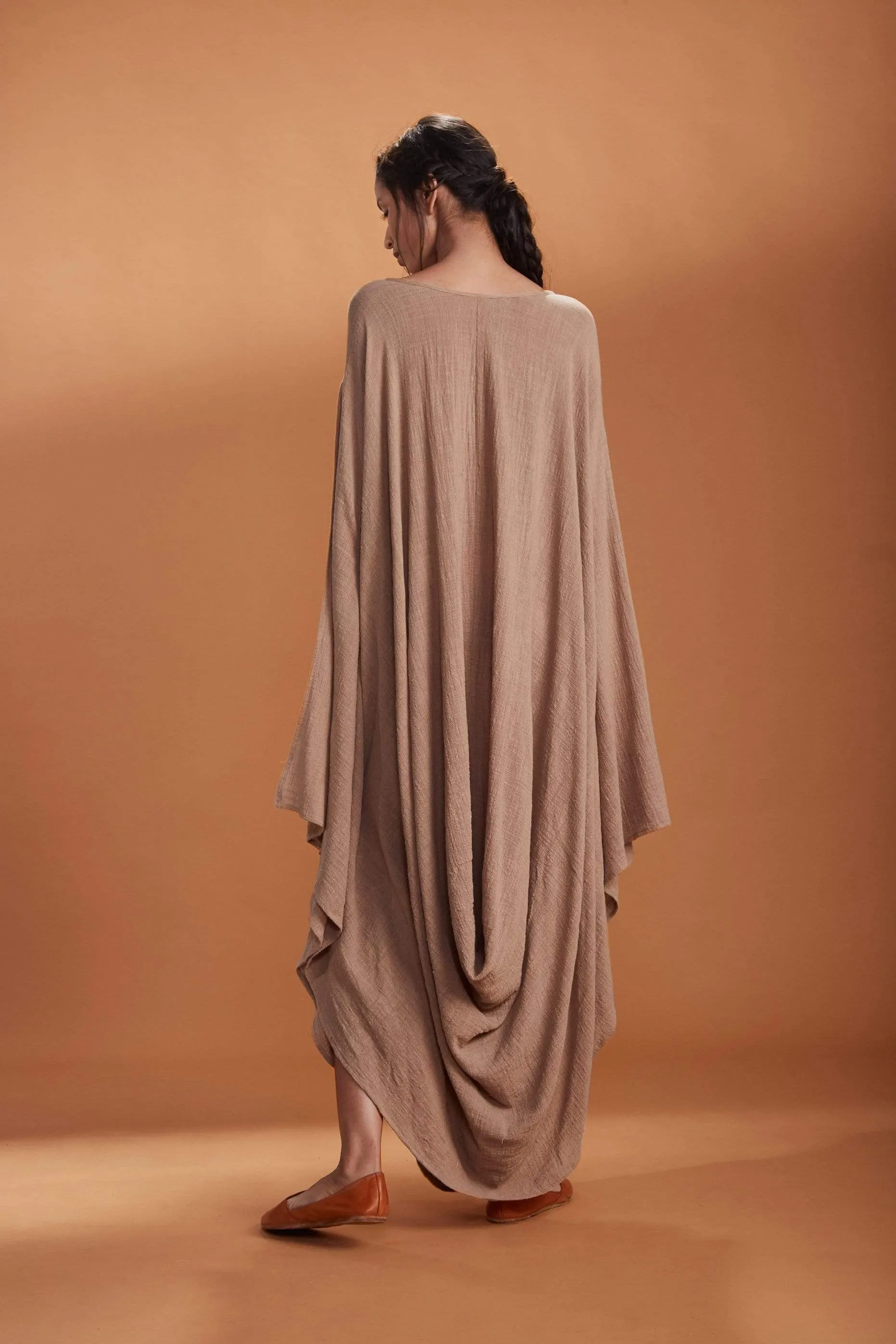 MATI COWL DRESS KHAKI