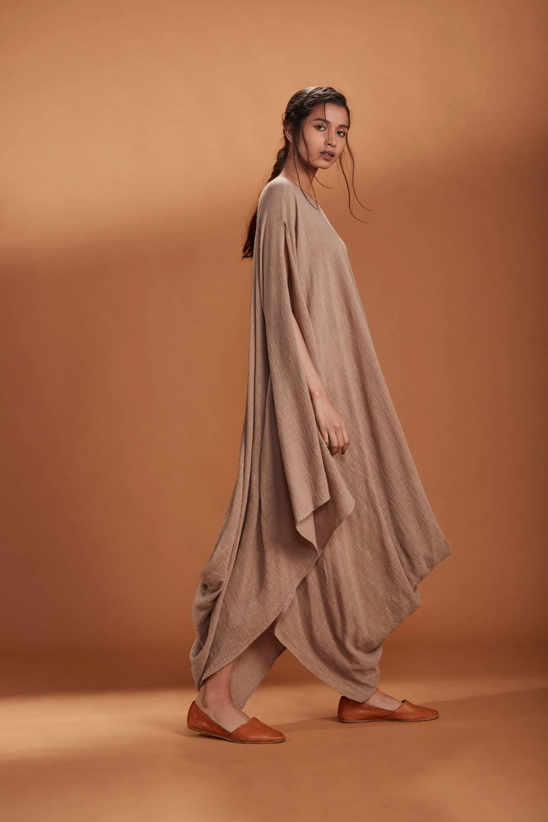 MATI COWL DRESS KHAKI
