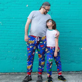Medical Superheroes Fuzzy Fleece Joggers - Adult