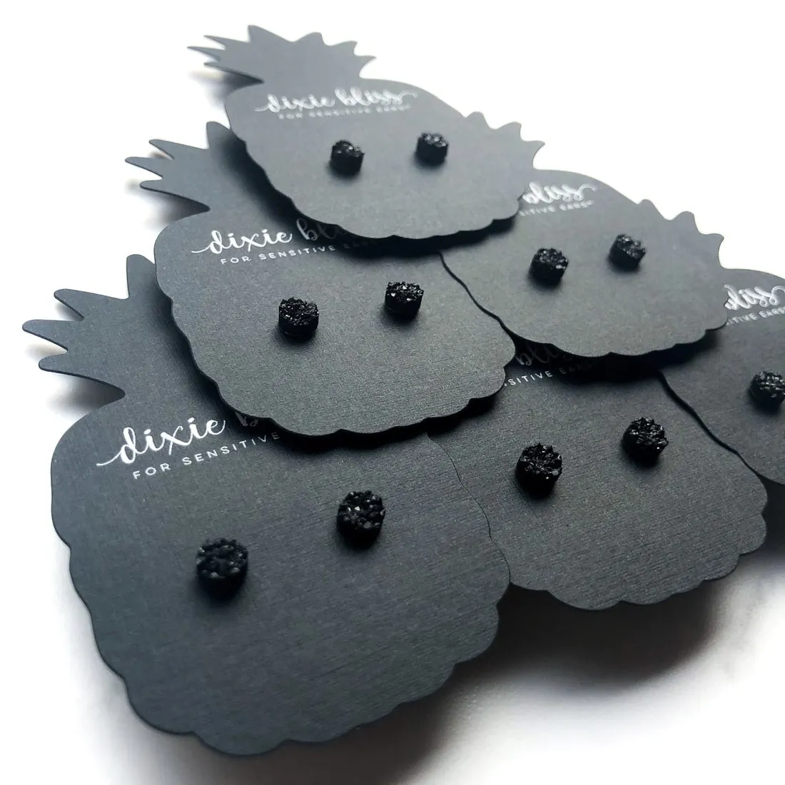 Micros Black - Dixie Bliss - Single Stud Earrings