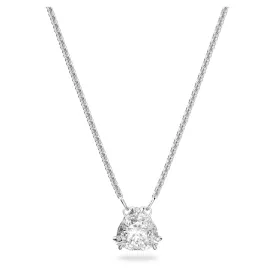 MILLENIA PENDANT, TRILLIANT CUT CRYSTAL, WHITE, RHODIUM PLATED