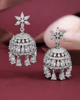 Minnie Cz Jhumki Earrings - CZE