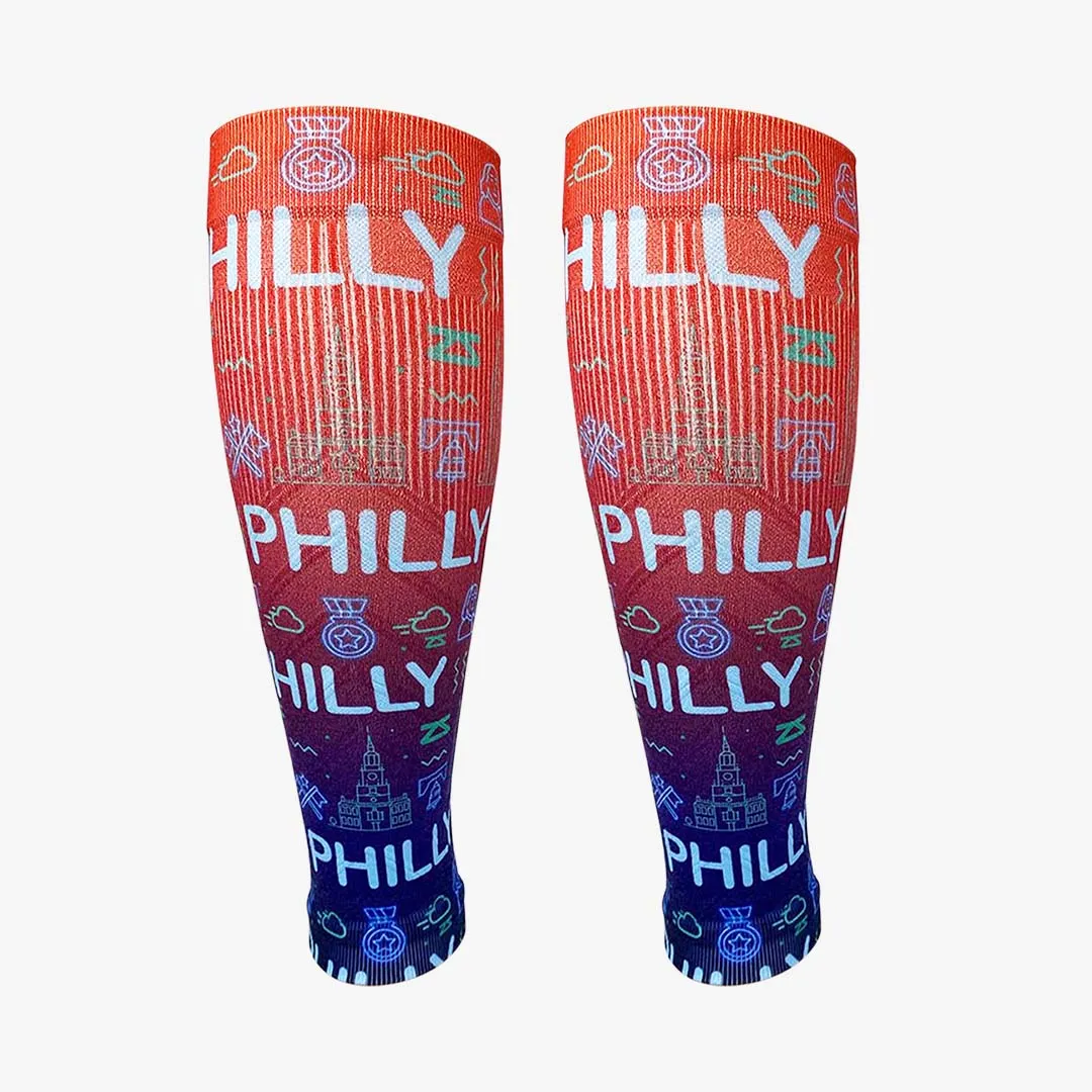 Neon Philly Compression Leg Sleeves