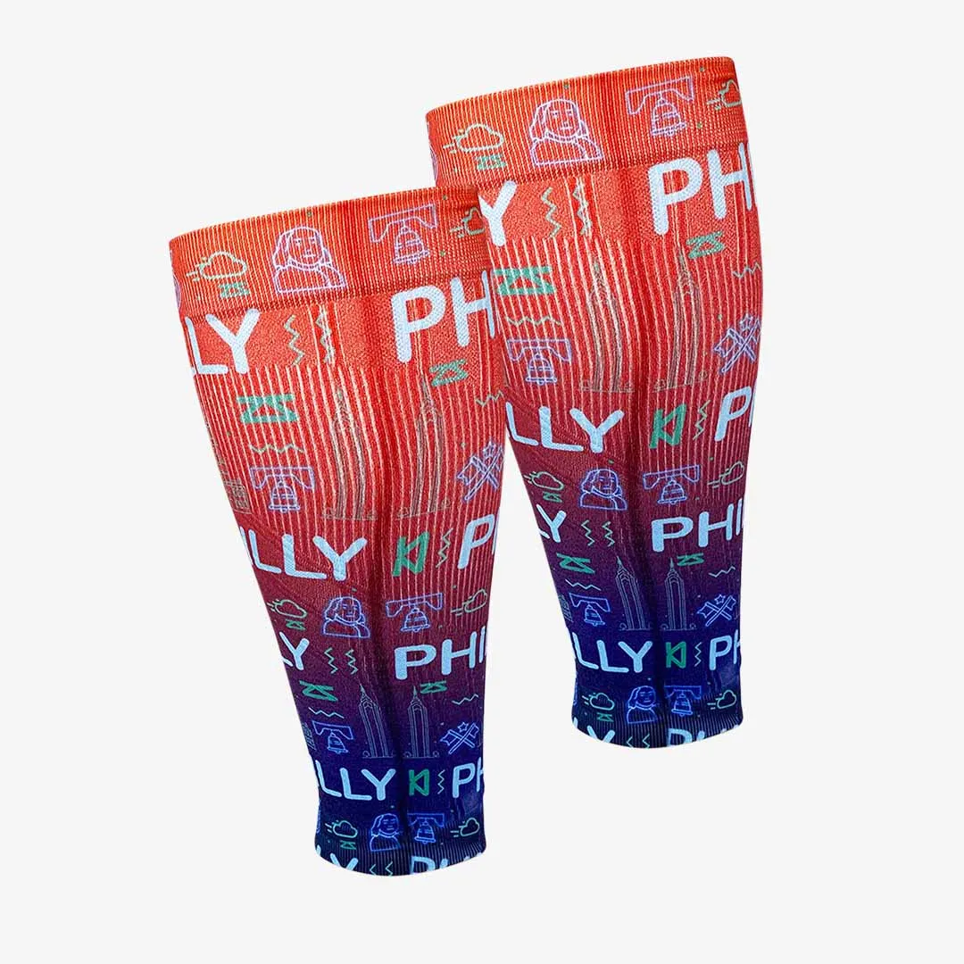 Neon Philly Compression Leg Sleeves