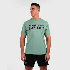 Northern Spirit - Men's Plain Regular Fit T-Shirt - SHALE GREEN