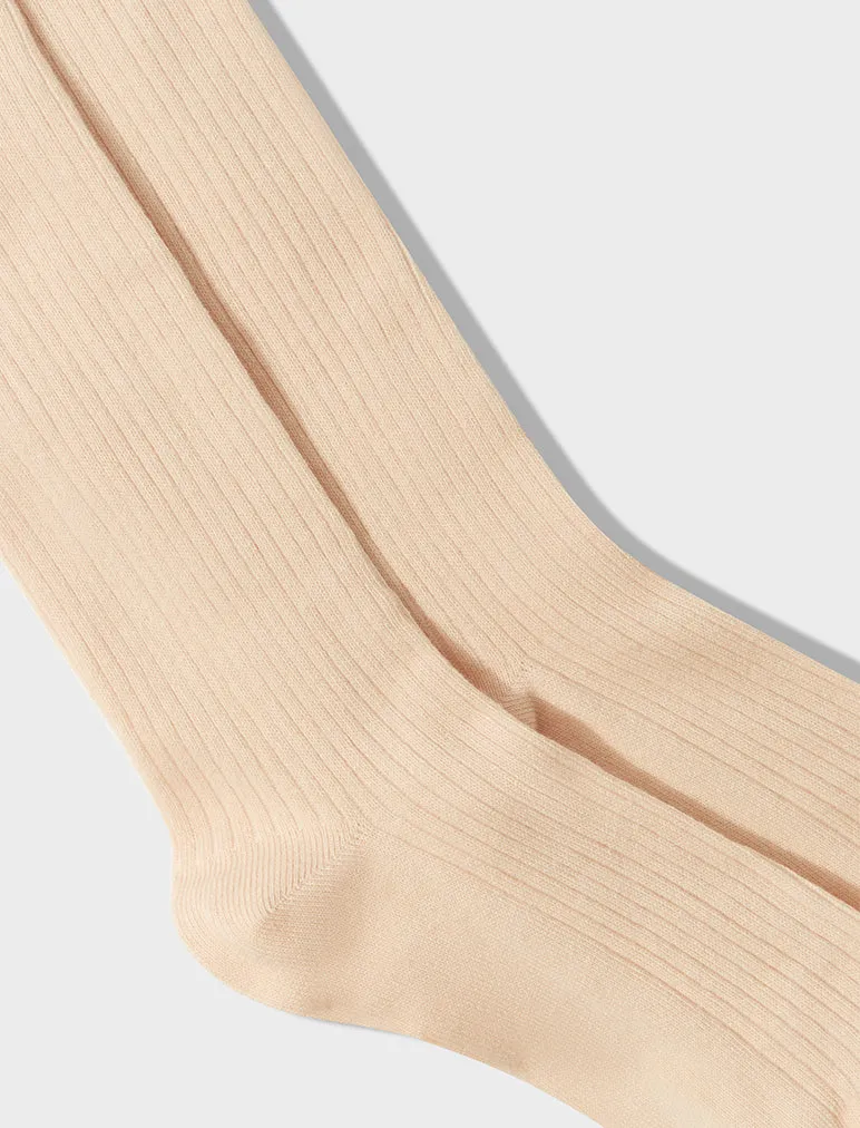 Organic Cotton Rib Socks