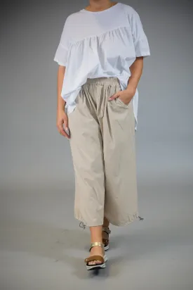 Paolo Tricot, MD3910 Wide Cotton Crop Pant