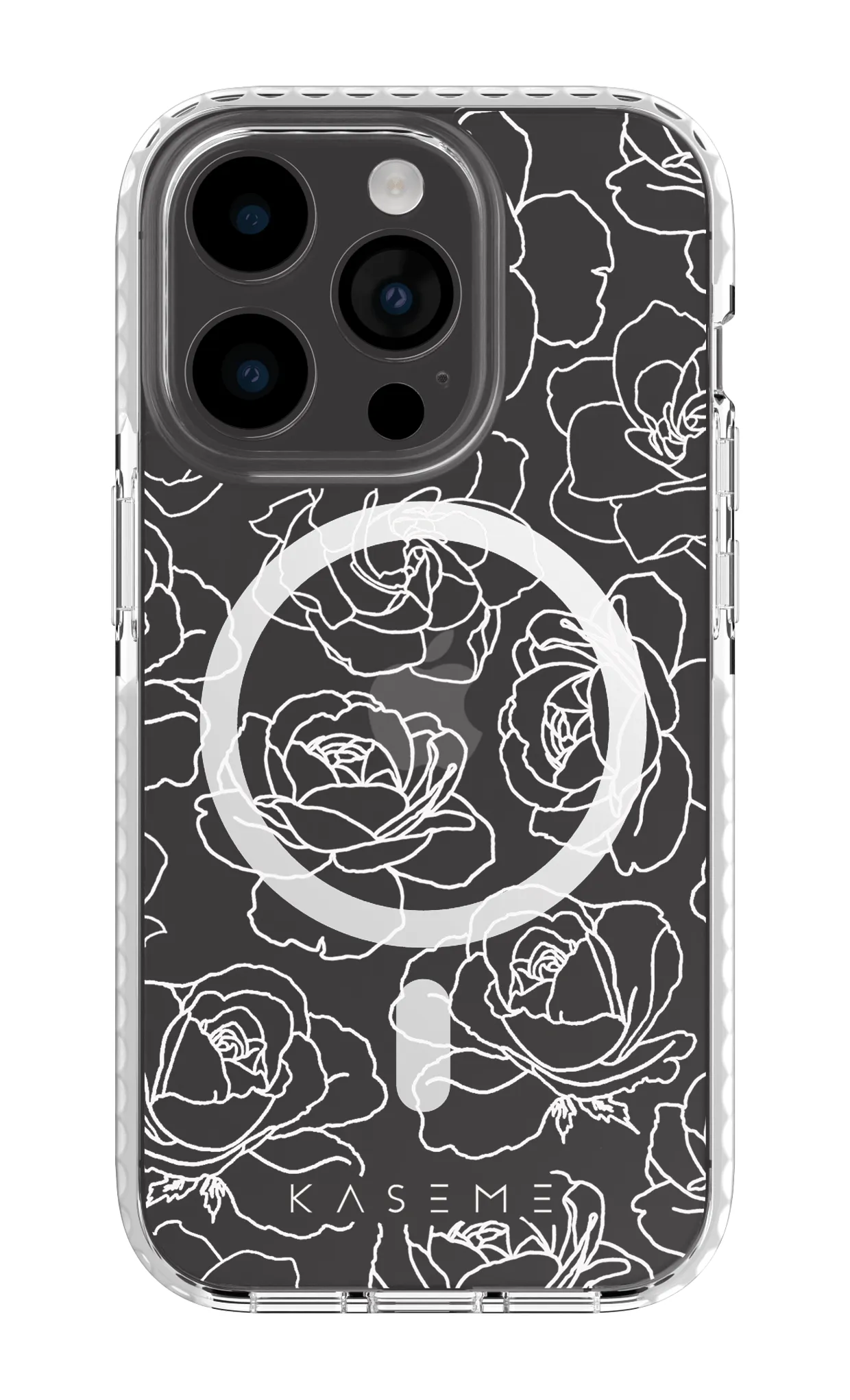 Polar Flowers Clear Case