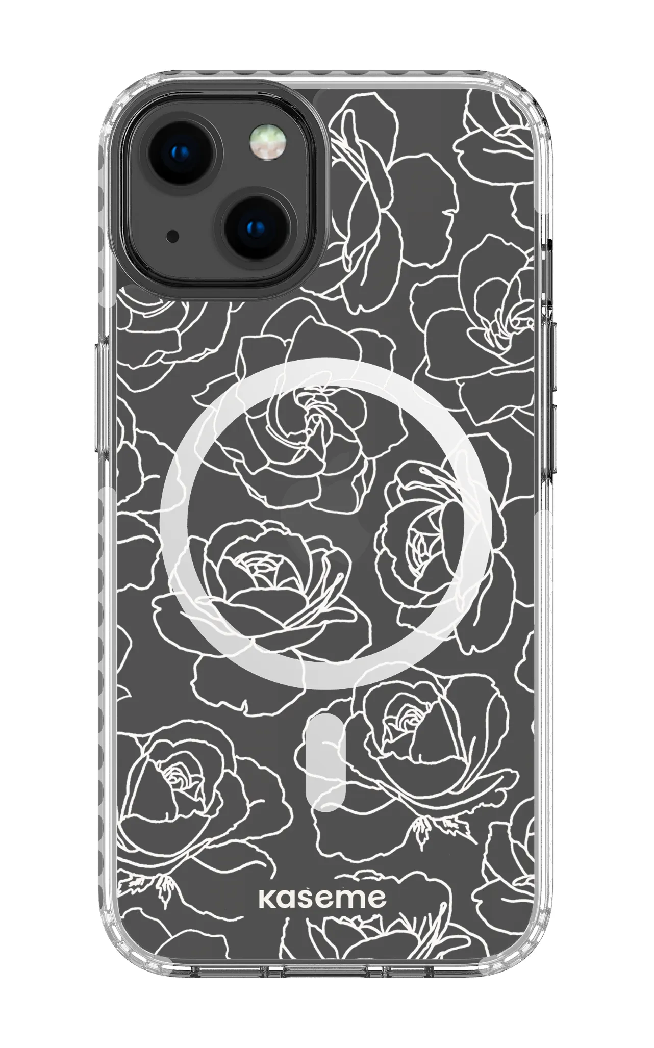 Polar Flowers Clear Case