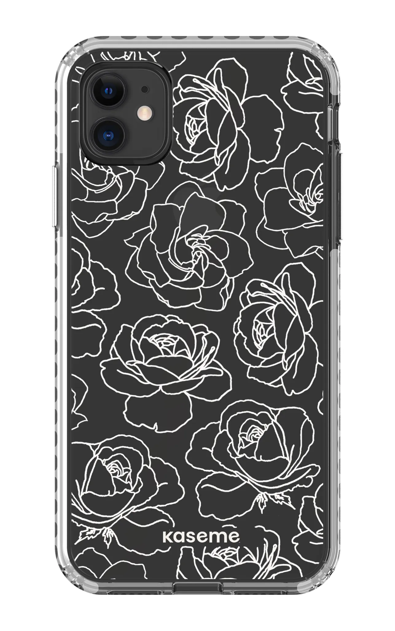 Polar Flowers Clear Case