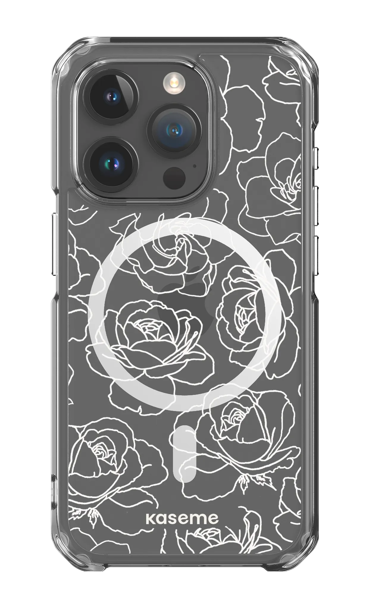 Polar Flowers Clear Case