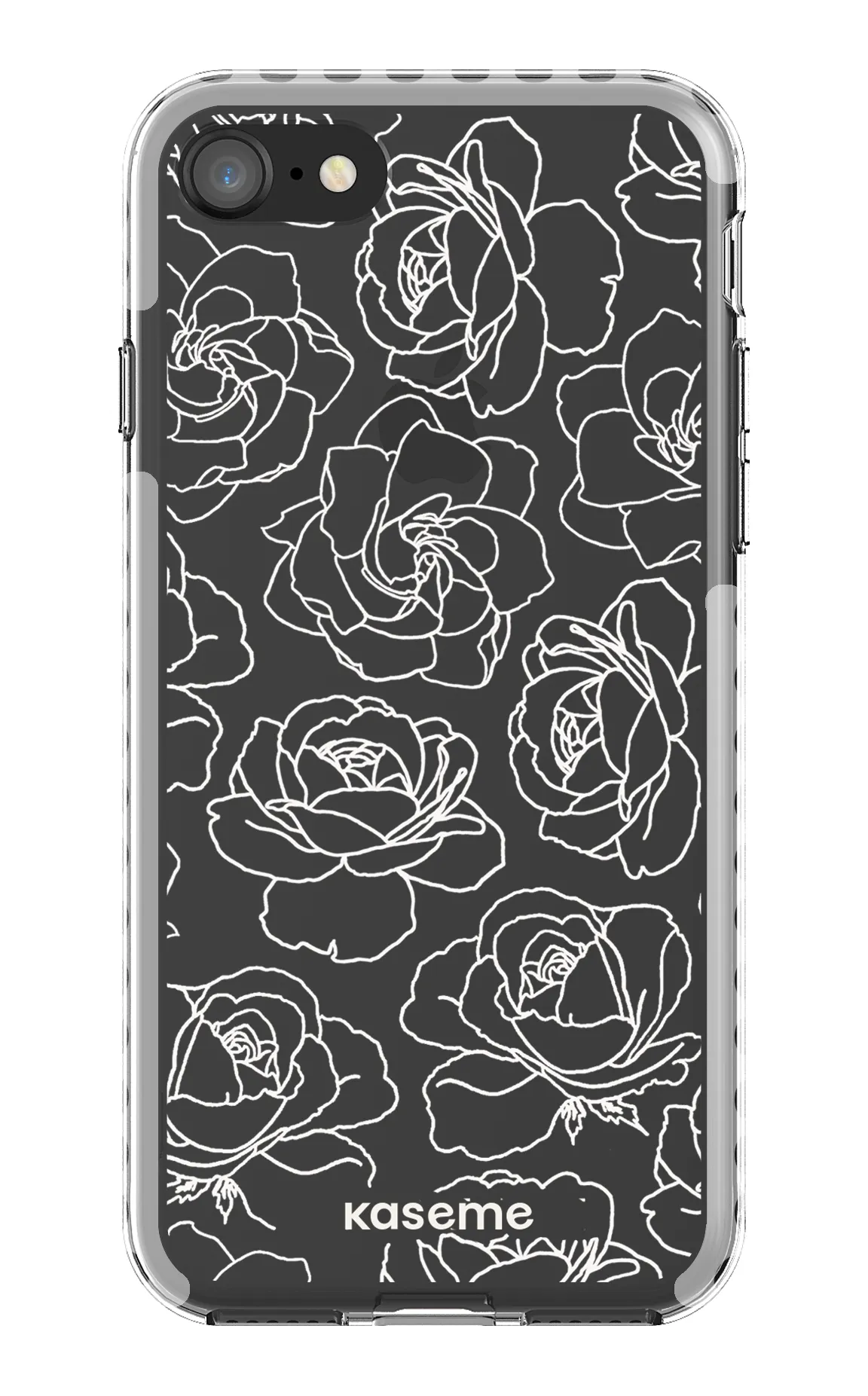 Polar Flowers Clear Case