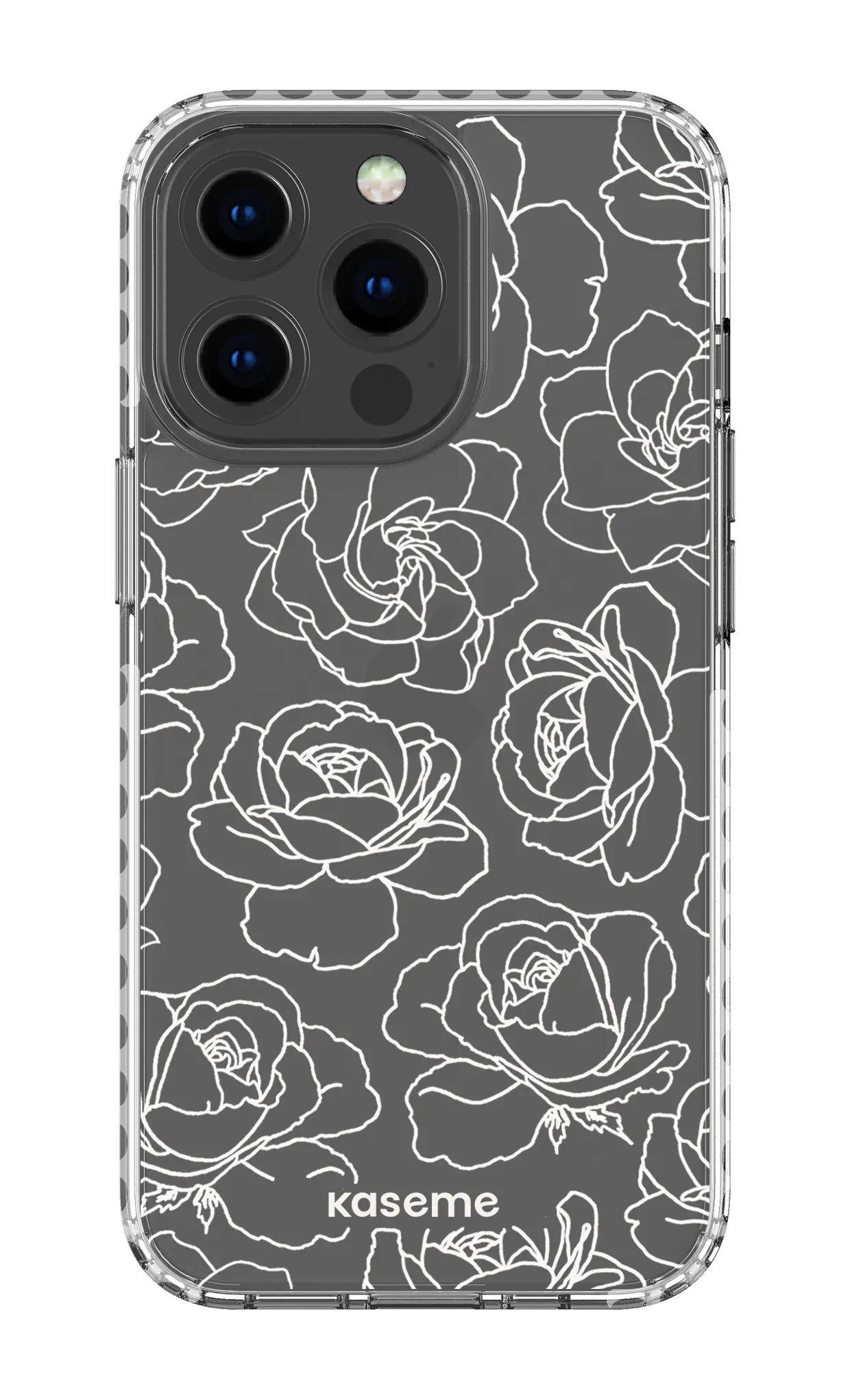Polar Flowers Clear Case