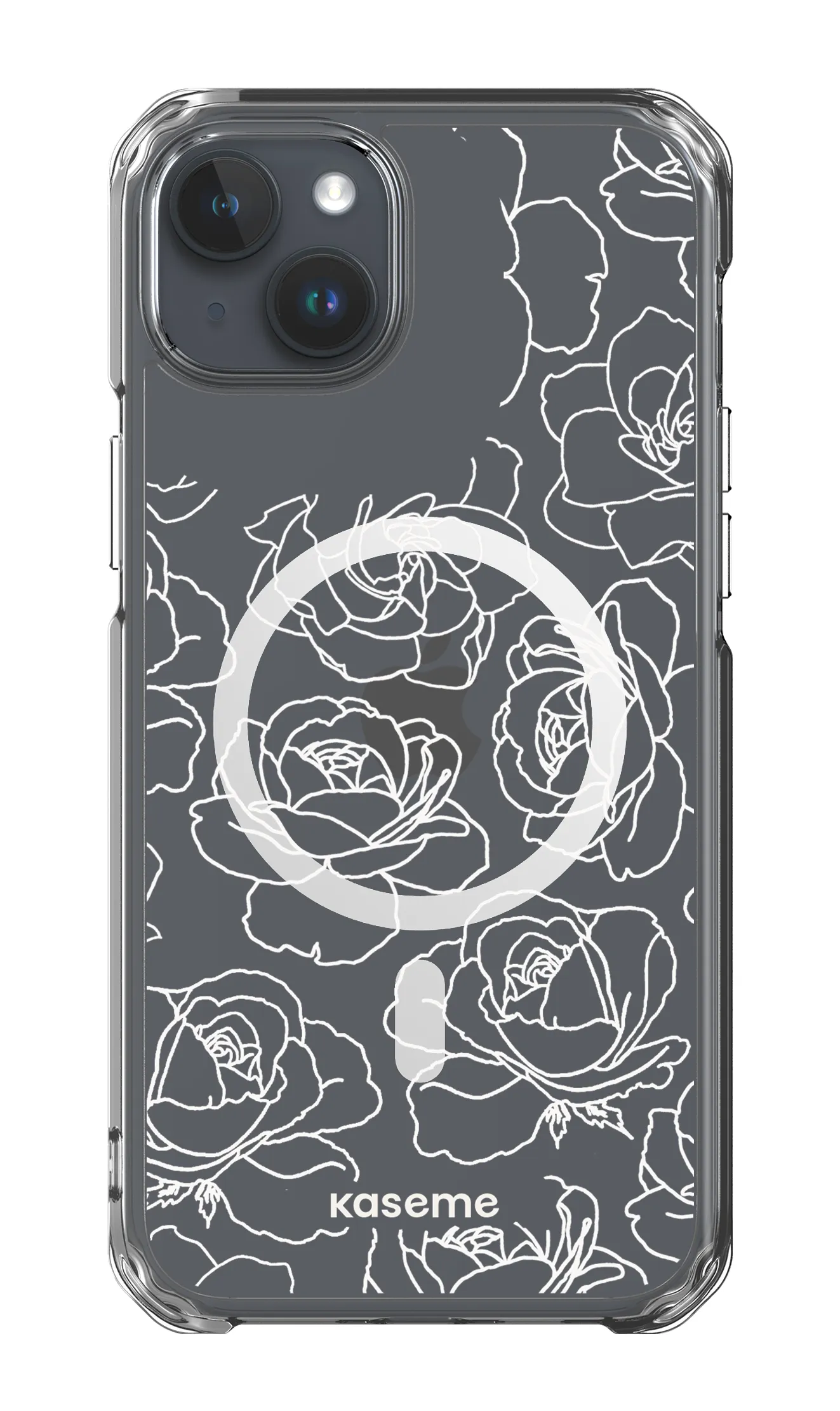 Polar Flowers Clear Case