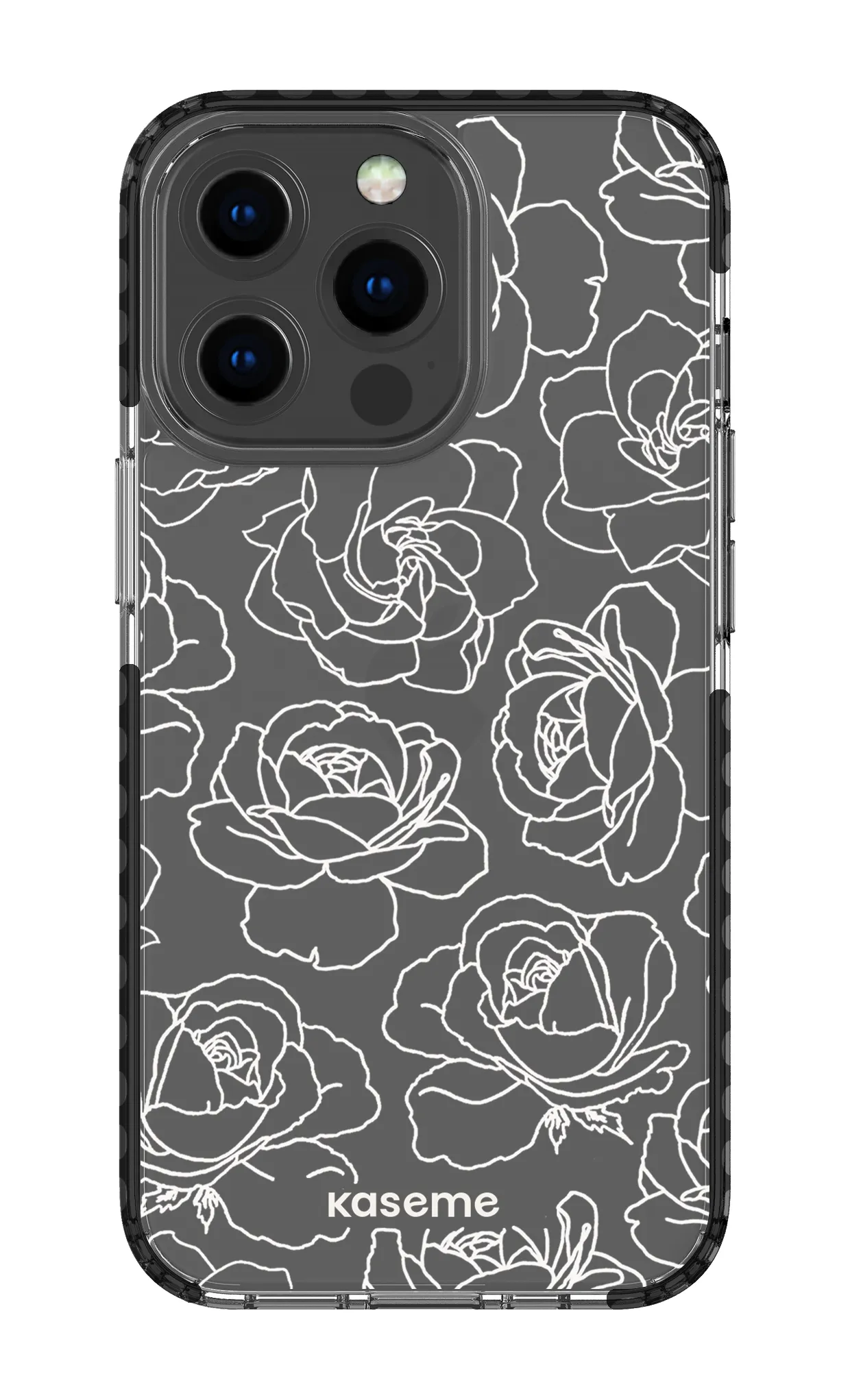 Polar Flowers Clear Case