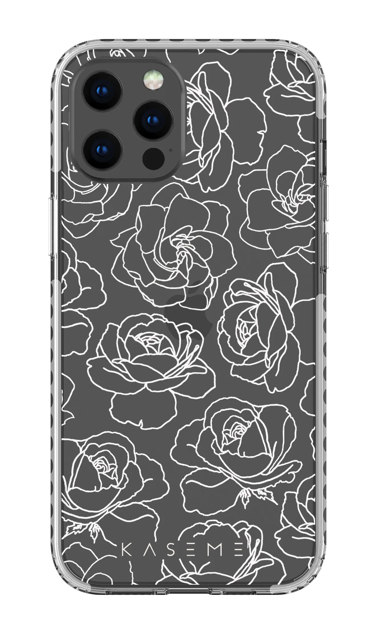 Polar Flowers Clear Case