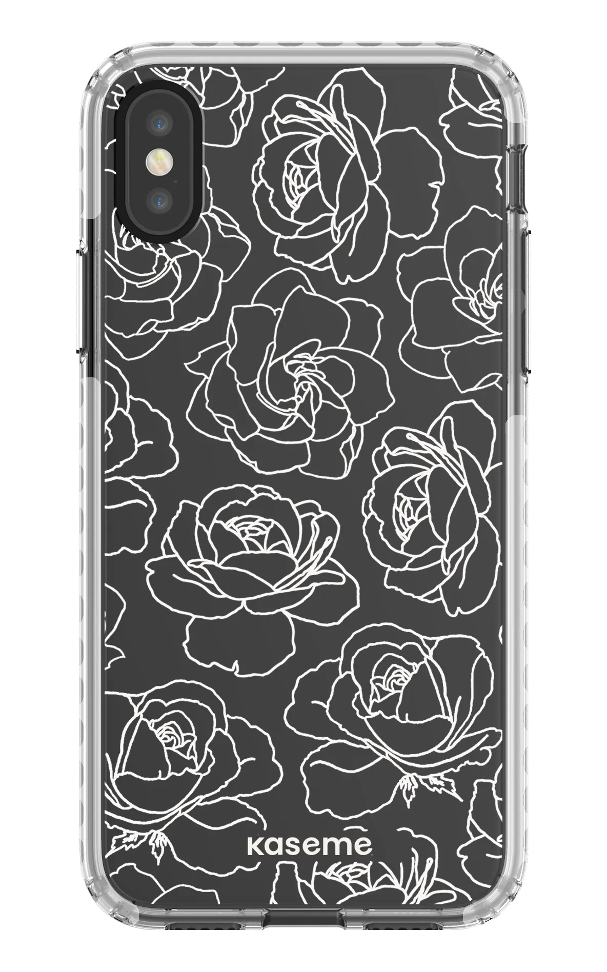 Polar Flowers Clear Case