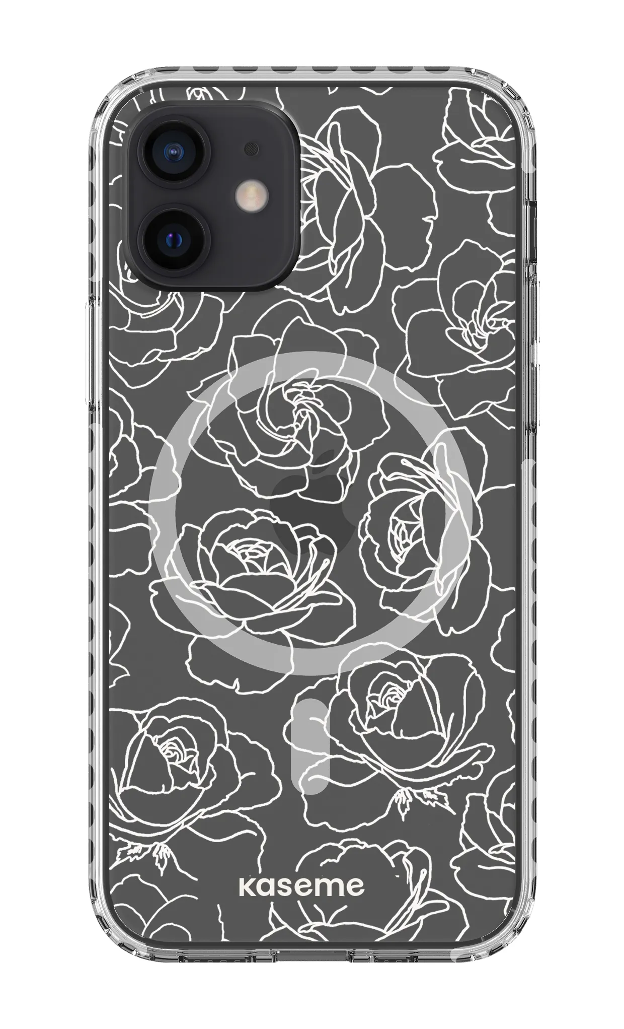 Polar Flowers Clear Case