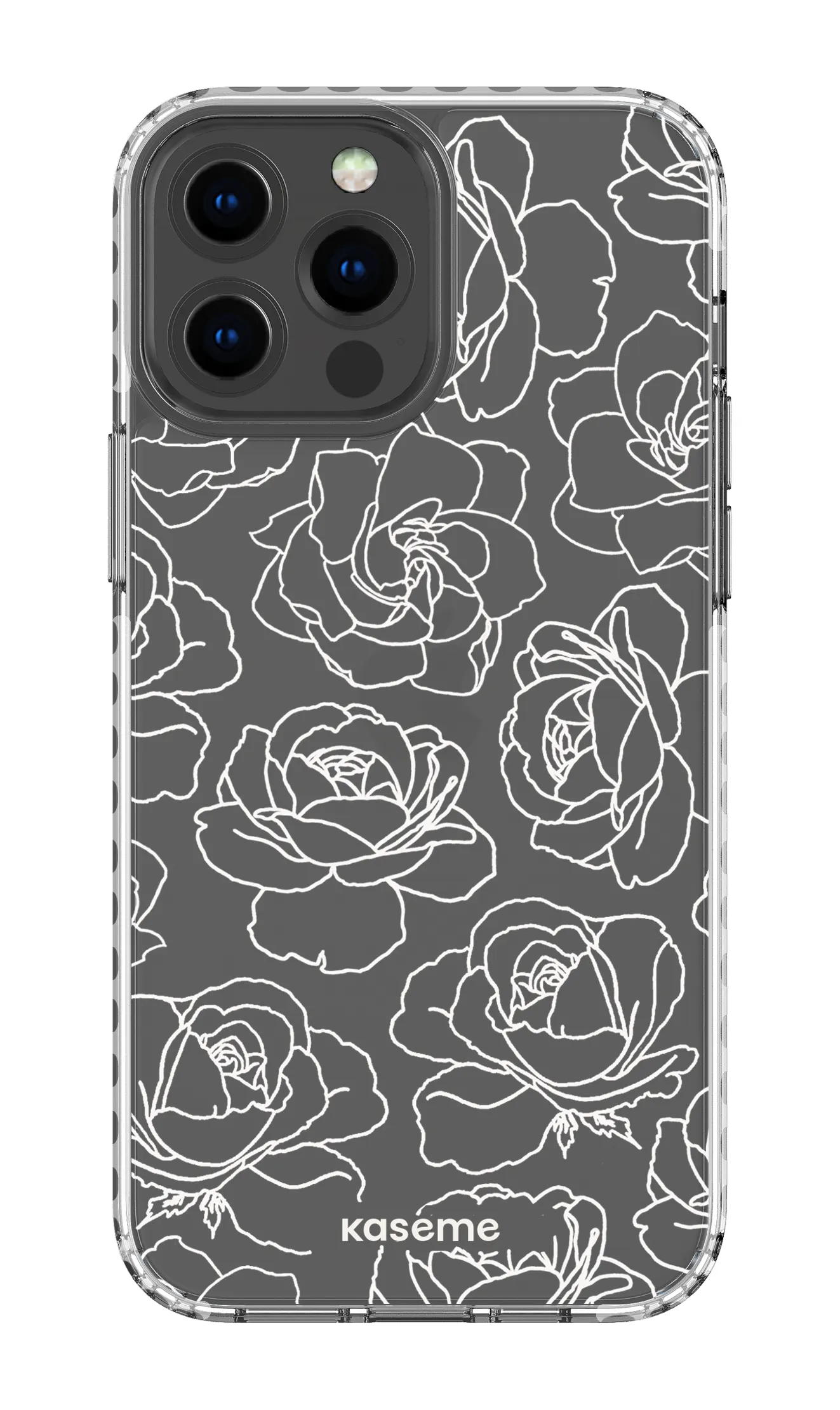 Polar Flowers Clear Case