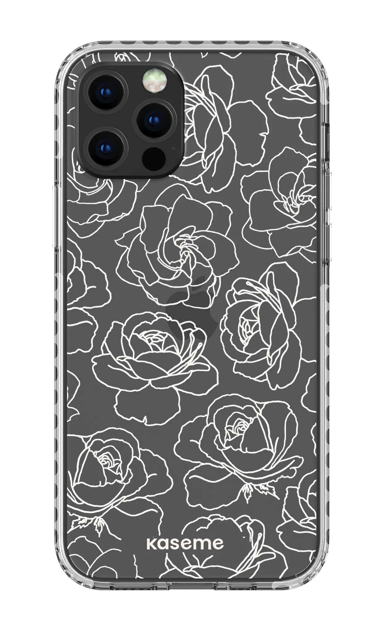 Polar Flowers Clear Case