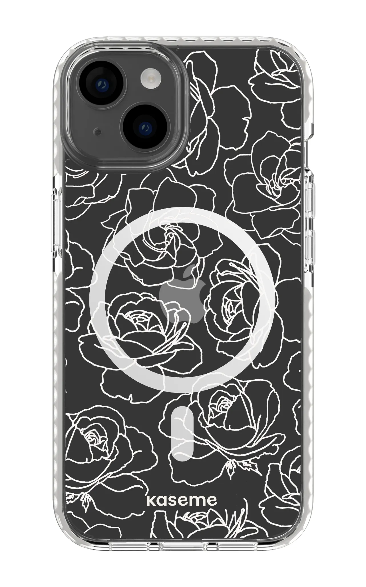 Polar Flowers Clear Case
